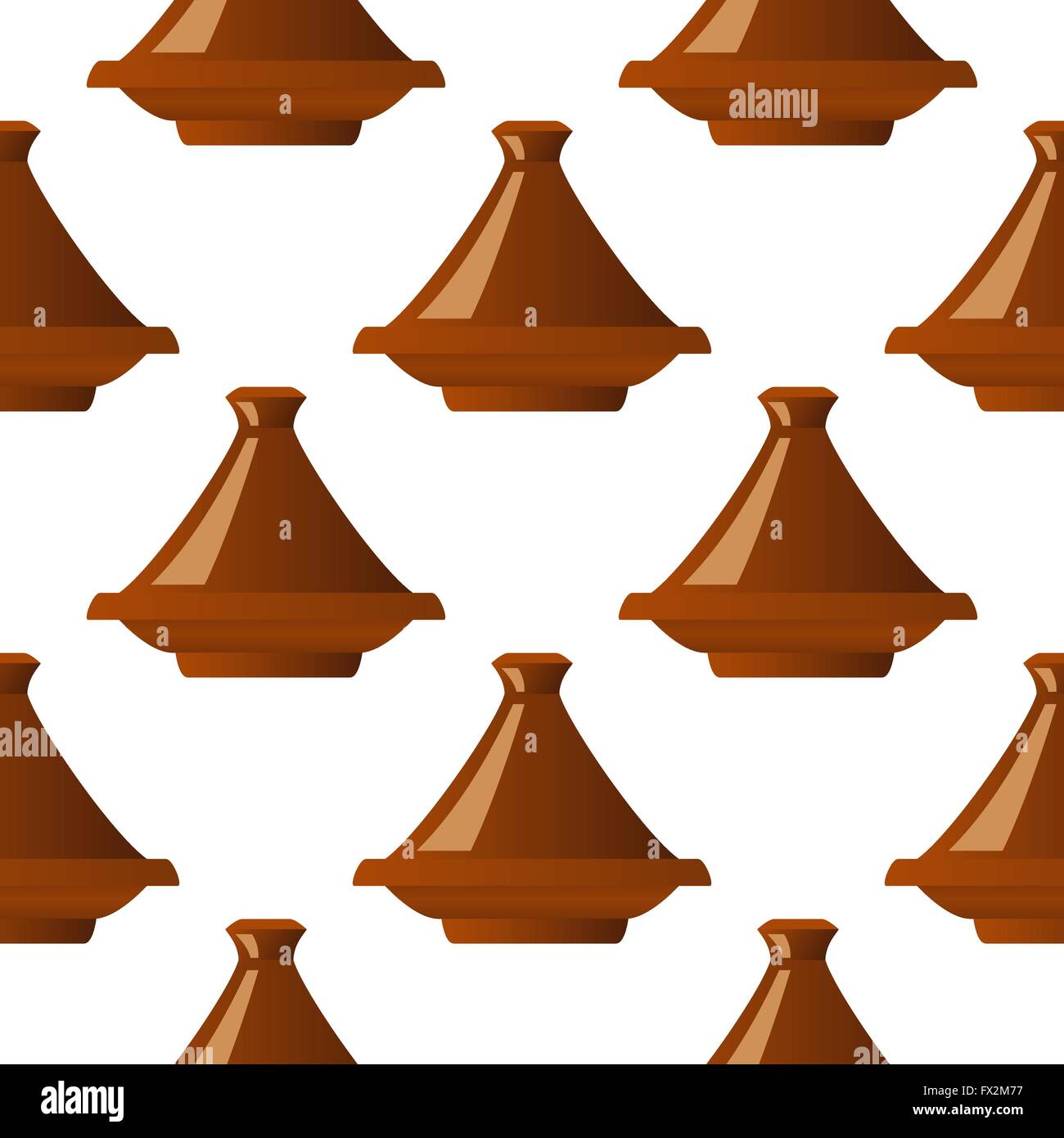 Tajine marocain seamless Illustration de Vecteur