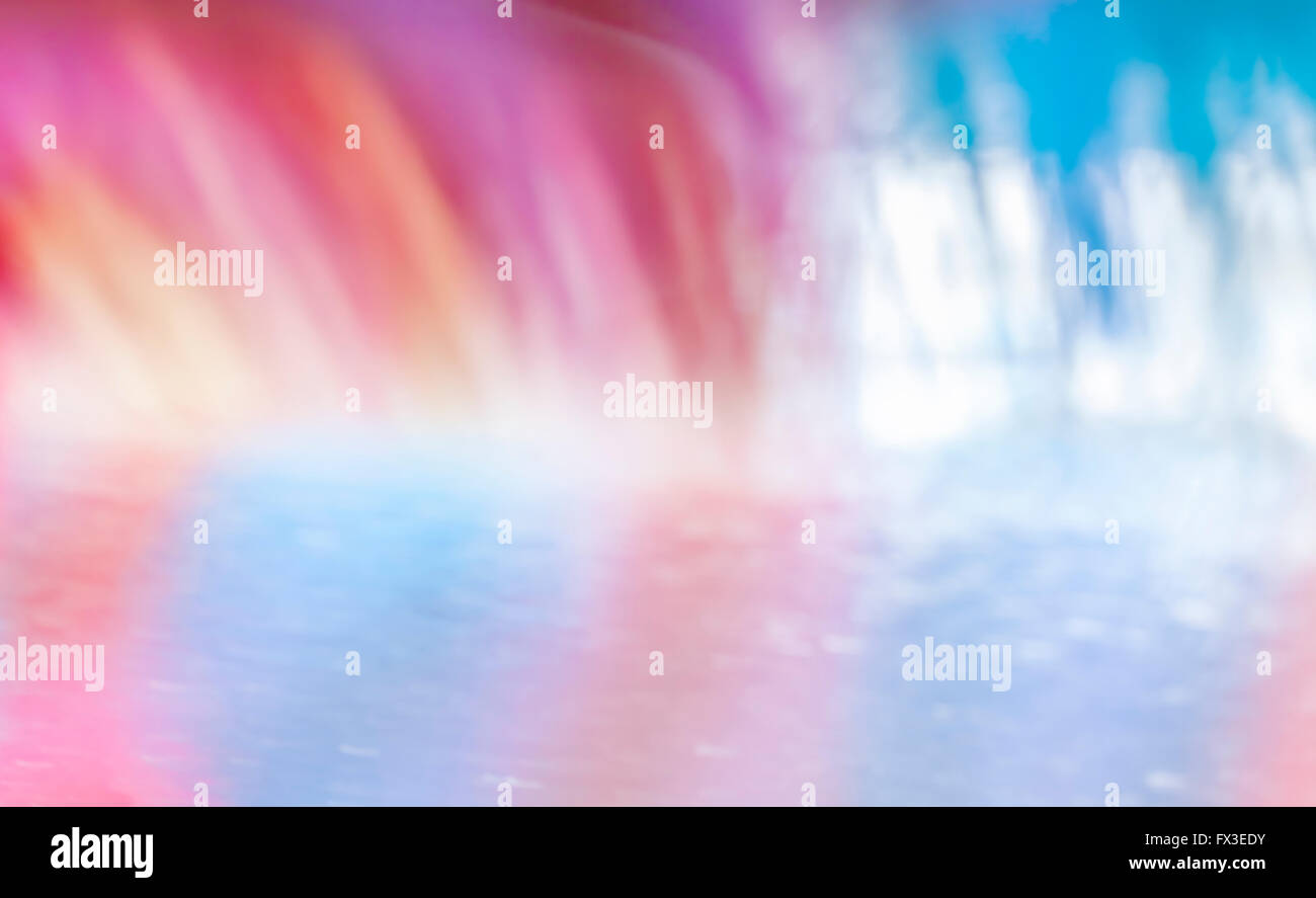 Photo floue faites à l'intérieur d'une voiture en lavage de voiture, des couleurs pastel abstrait arrière-plan. Banque D'Images