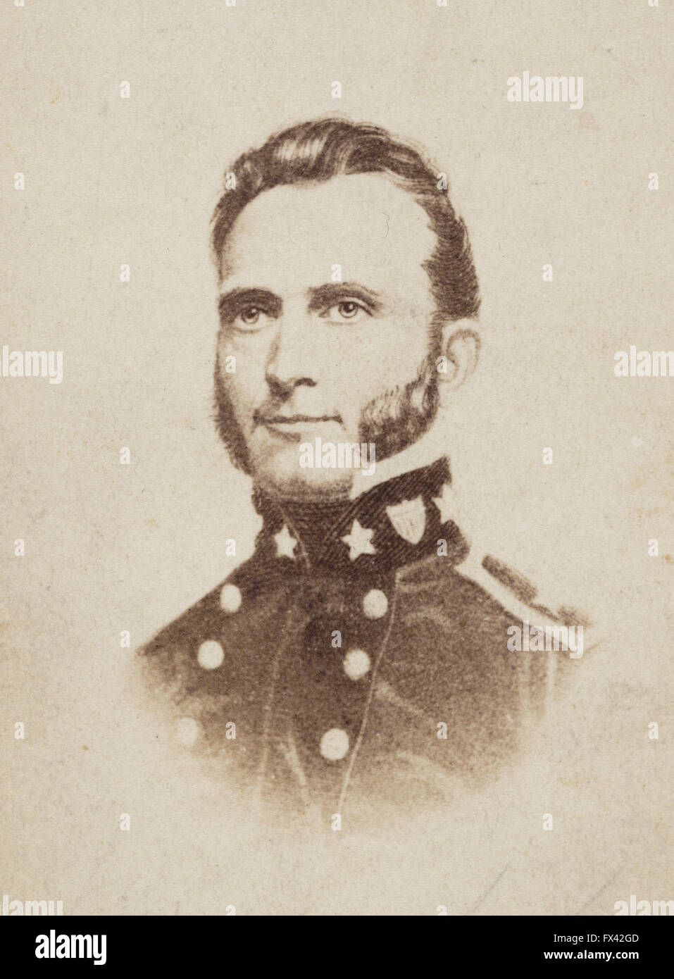 Général 'Stonewall' Jackson, général confédéré durant la guerre civile américaine. Général Thomas Jonathan Jackson 'Stonewall' Banque D'Images