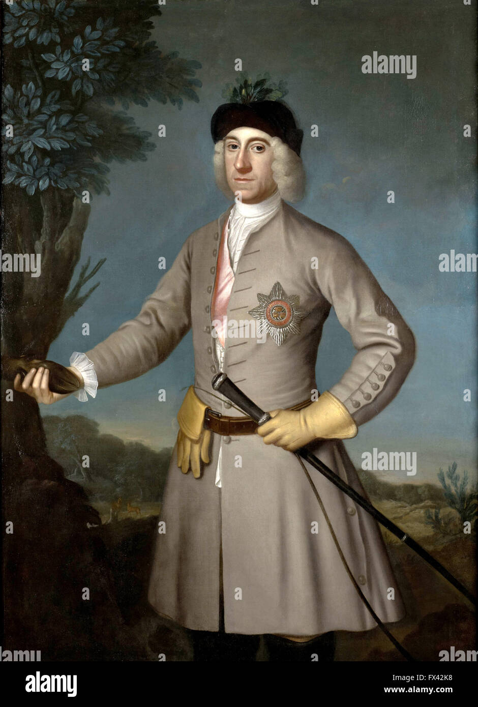 John Campbell, le 3e comte de Breadalbane, représentant un noble écossais, par les pairs, diplomate et homme politique. Banque D'Images