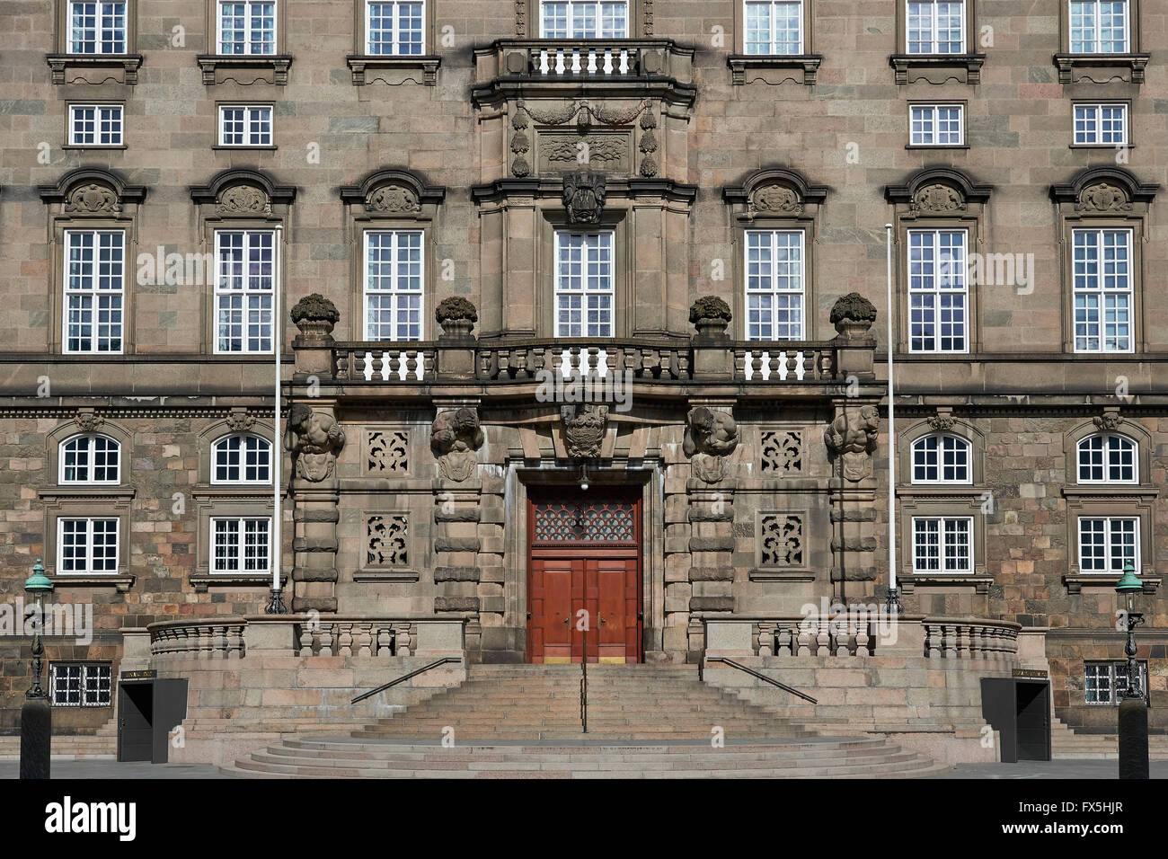 Le Folketing, le parlement national du Royaume du Danemark Banque D'Images