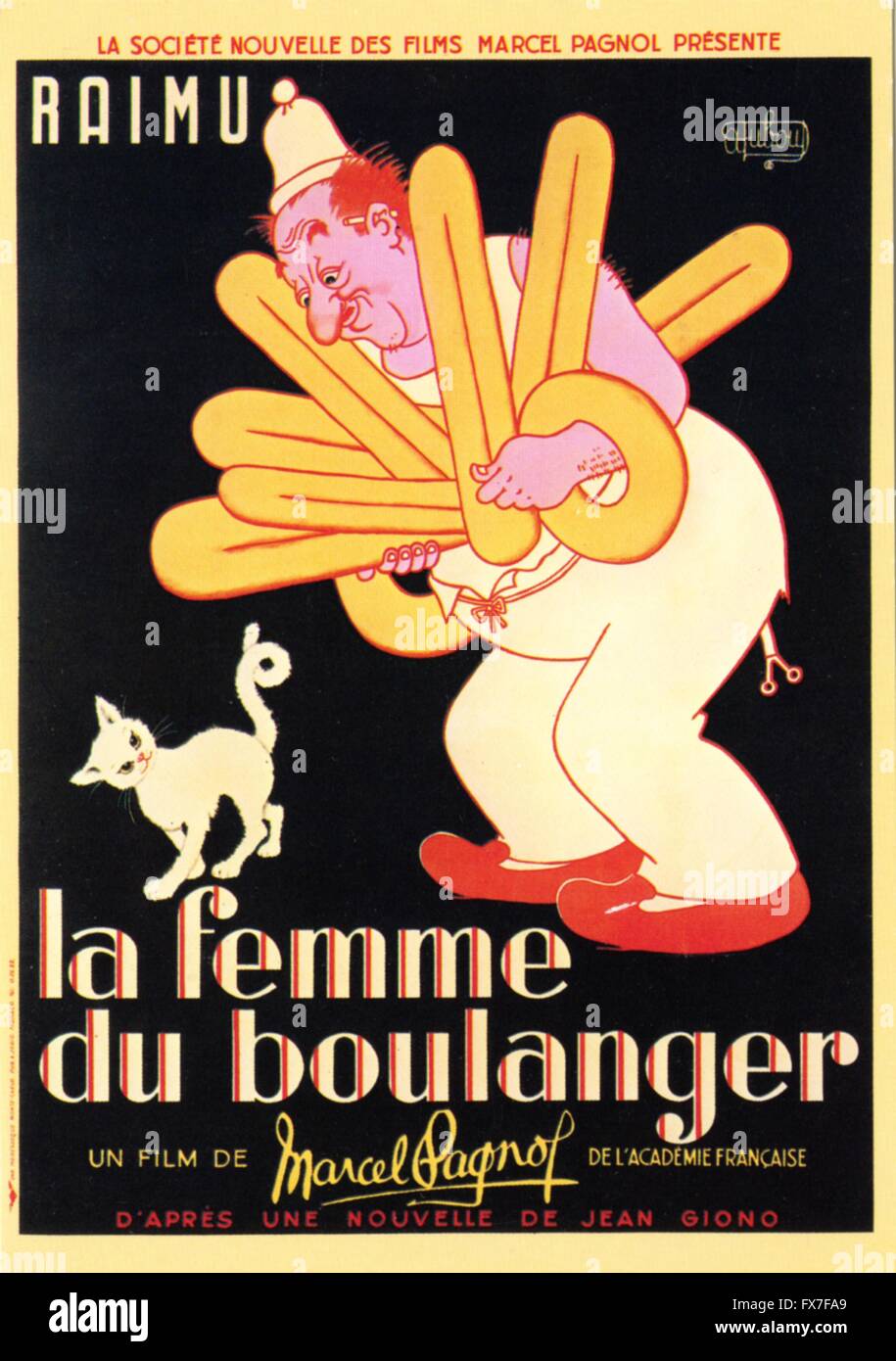 La Femme Du Boulanger Banque D'Images