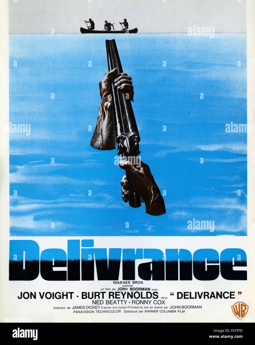 Deliverance Année : 1972 USA Réalisateur : John Boorman Film poster (Fr) Banque D'Images