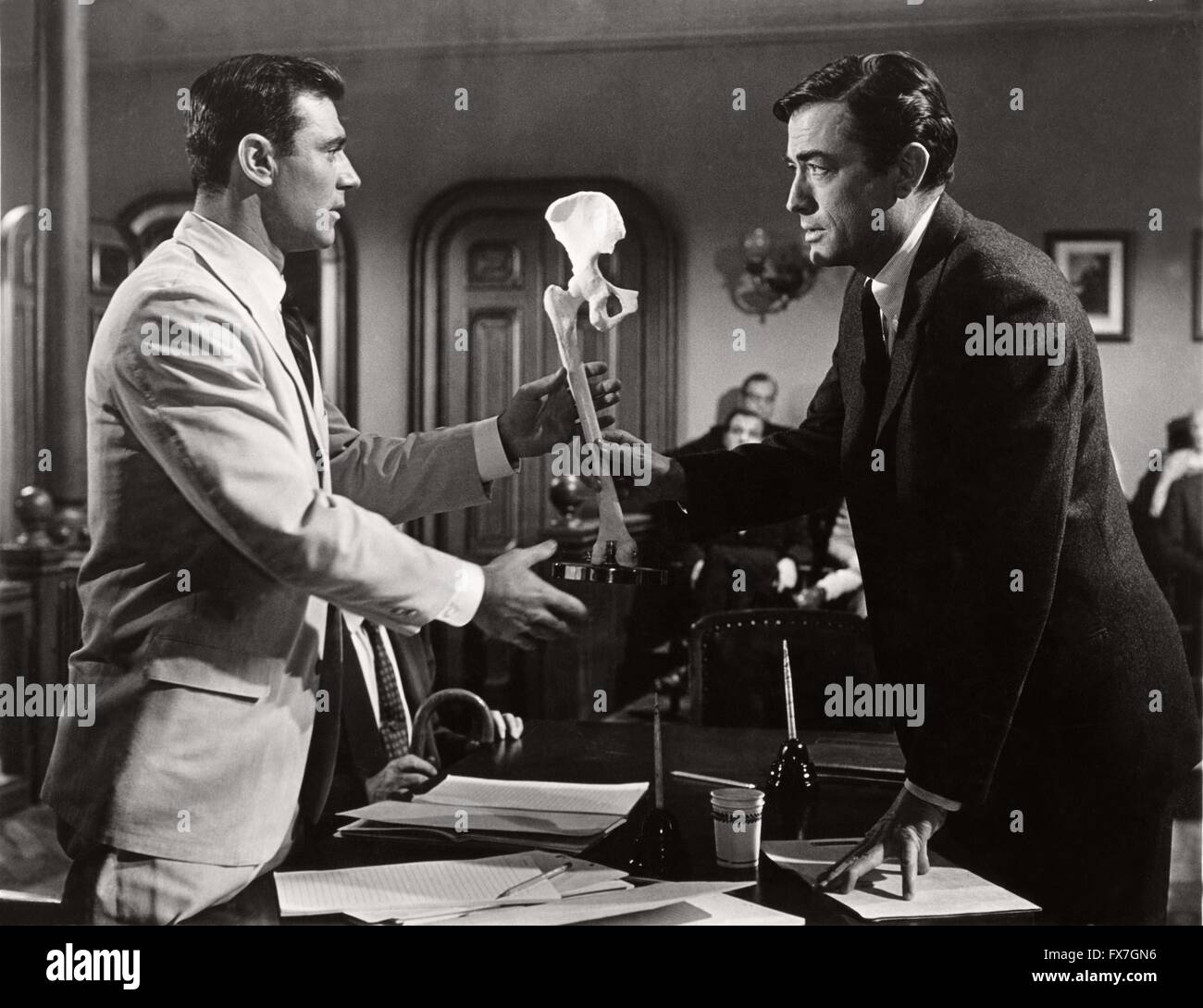 Cape Fear Année : 1962 USA Réalisation : J. Lee Thompson Robert Mitchum, Gregory Peck Banque D'Images