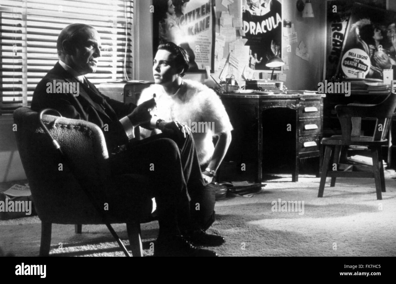 Ed Wood Année : 1994 USA Réalisateur : Tim Burton, Martin Landau, Johnny Depp Banque D'Images