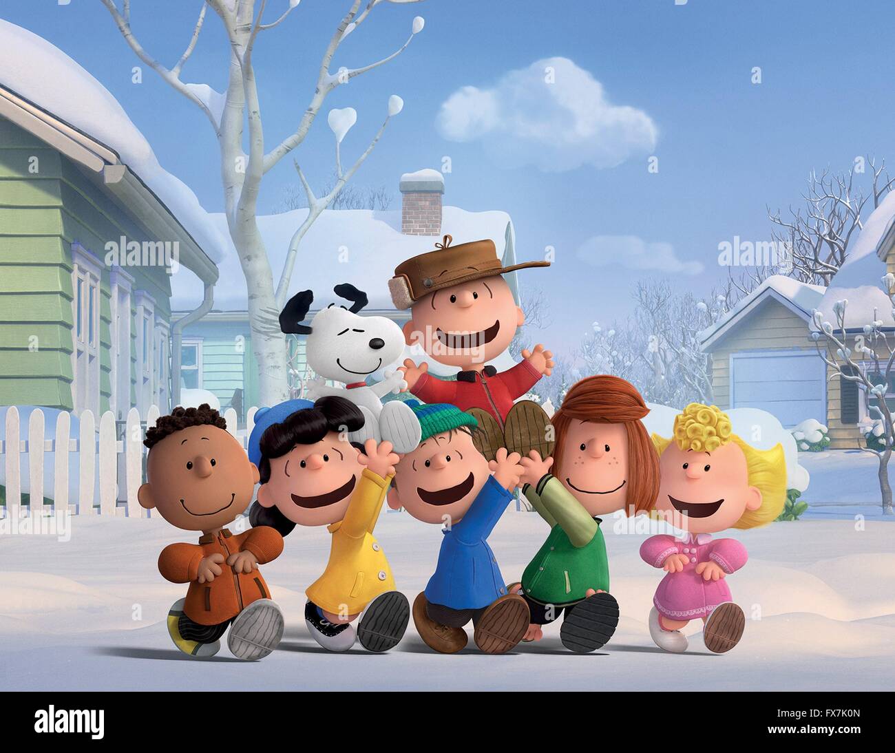 L'année cinéma 2015 : Peanuts USA Réalisation : Steve Martino Animation Banque D'Images