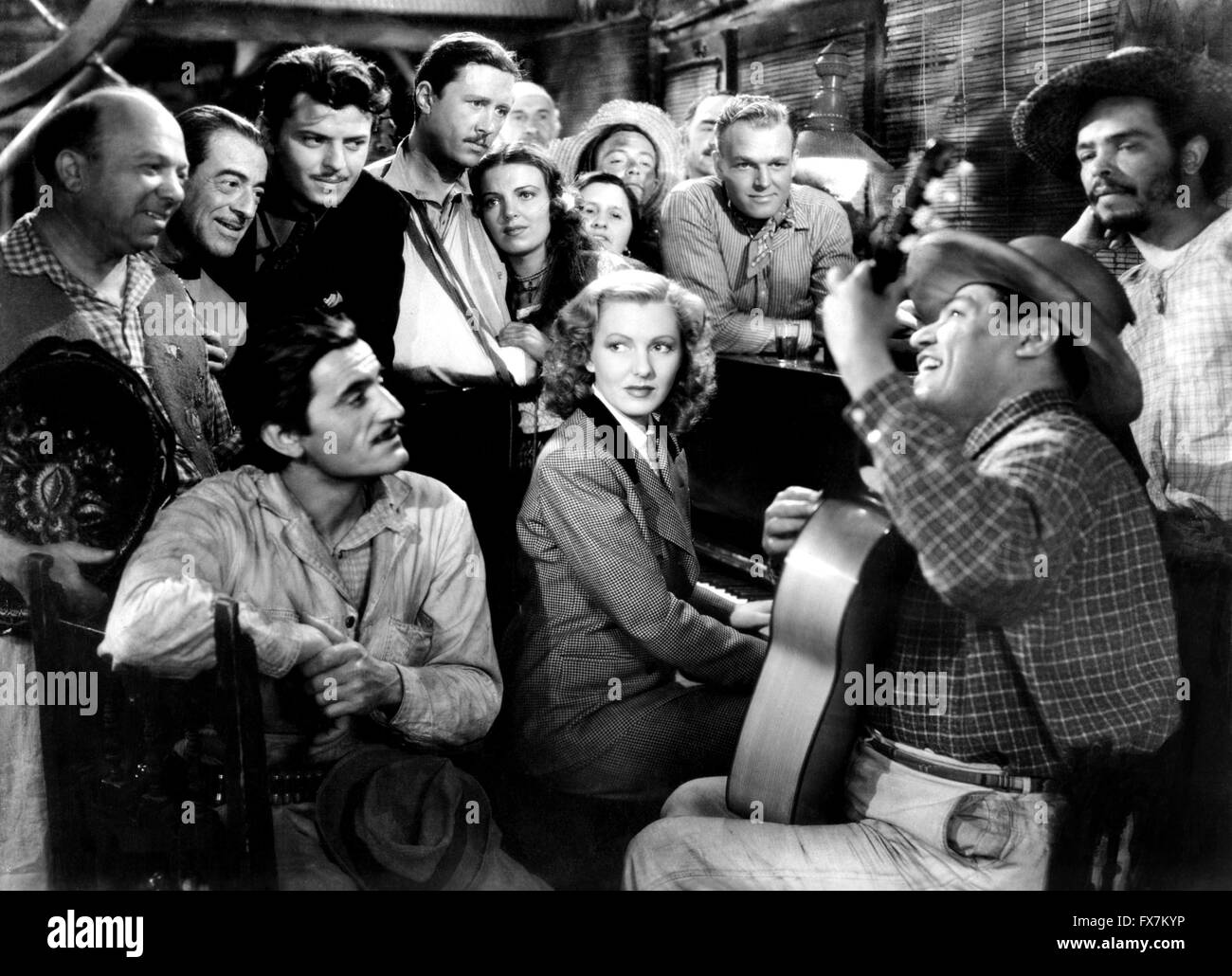 Seuls les anges ont des ailes Année : 1939 USA Réalisation : Howard Hawks Jean Arthur Banque D'Images