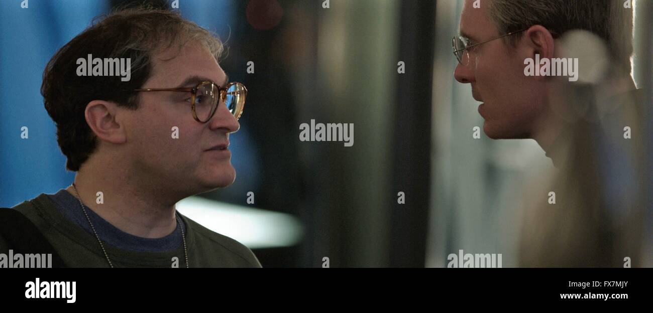 Steve Jobs Année : 2016 USA / UK Réalisateur : Danny Boyle Michael Stuhlbarg, Michael Fassbender Banque D'Images