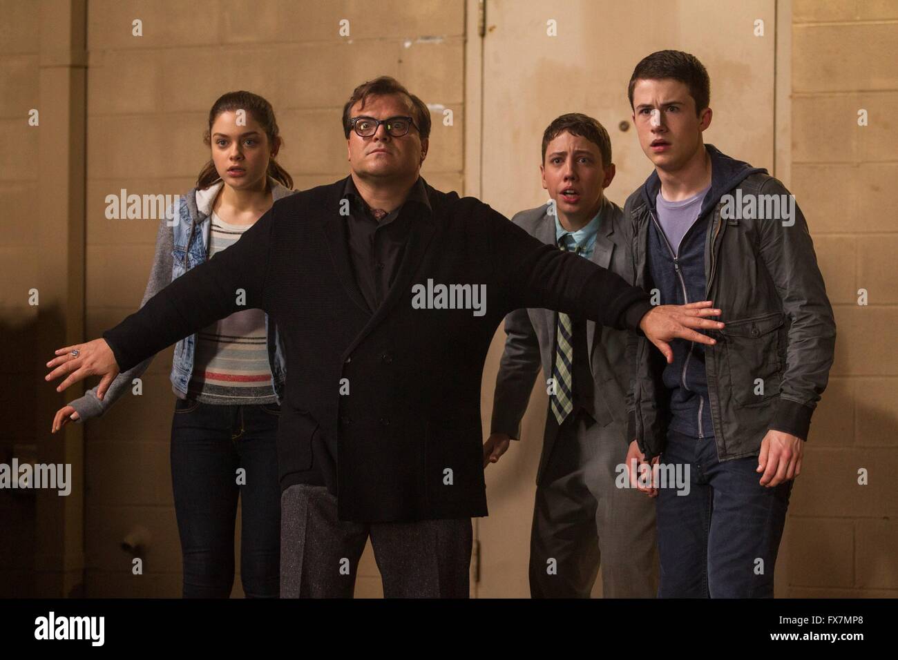 Poule Année : 2015 USA Réalisateur : Rob Letterman Dylan Minnette, Jack Black, Odeya Rush, Ryan Lee Banque D'Images
