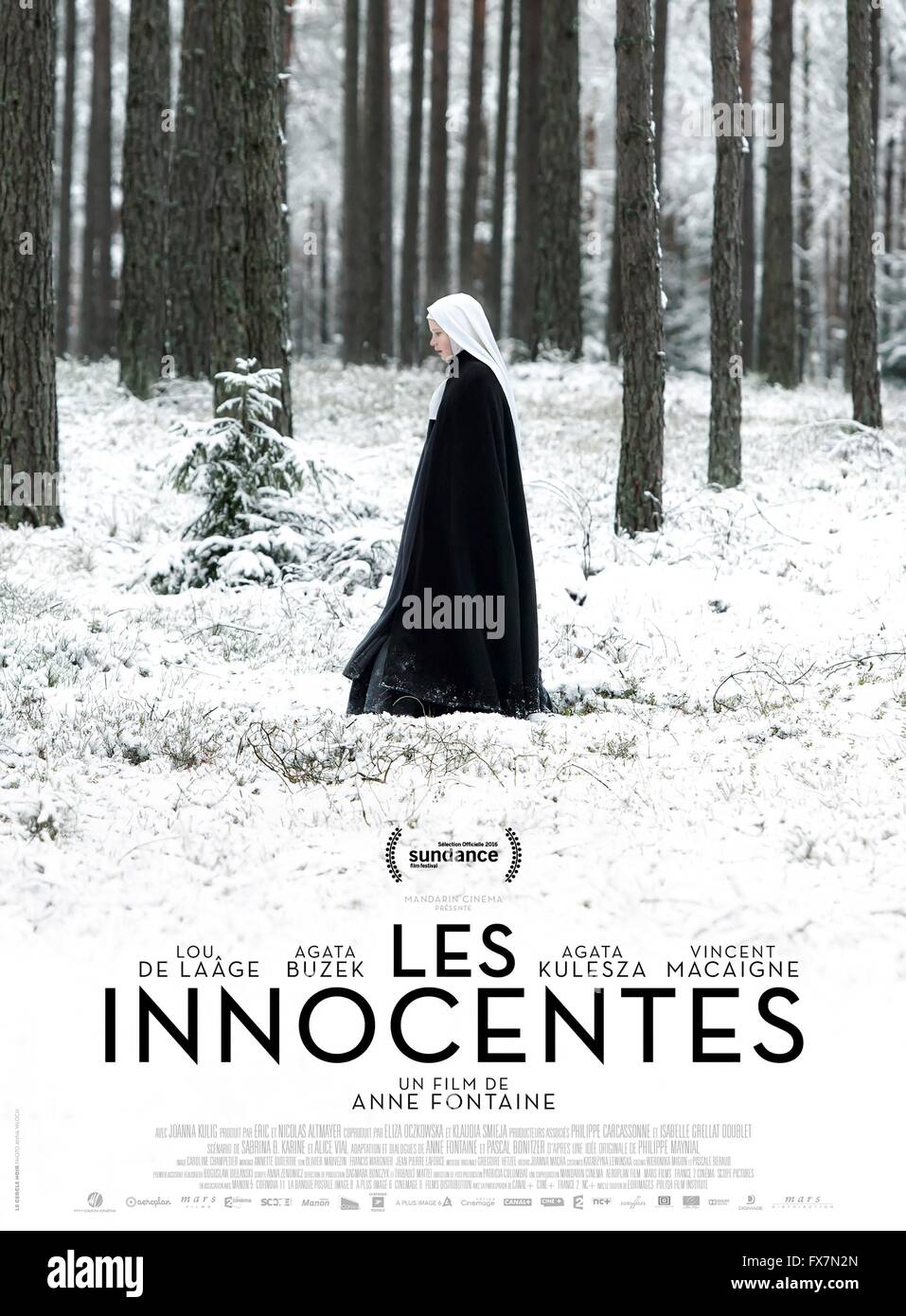 Les Innocentes Agnus Dei Année : 2016 France / Pologne Réalisation : Anne Fontaine Movie poster (Fr) Banque D'Images