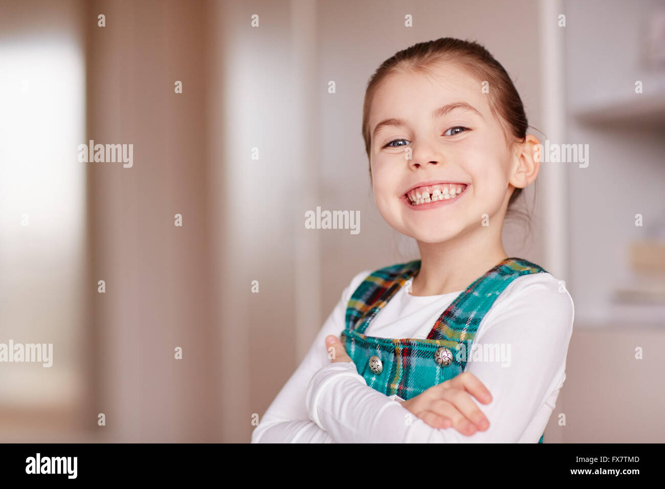 Elle sait qu'elle est la plus mignonne Banque D'Images