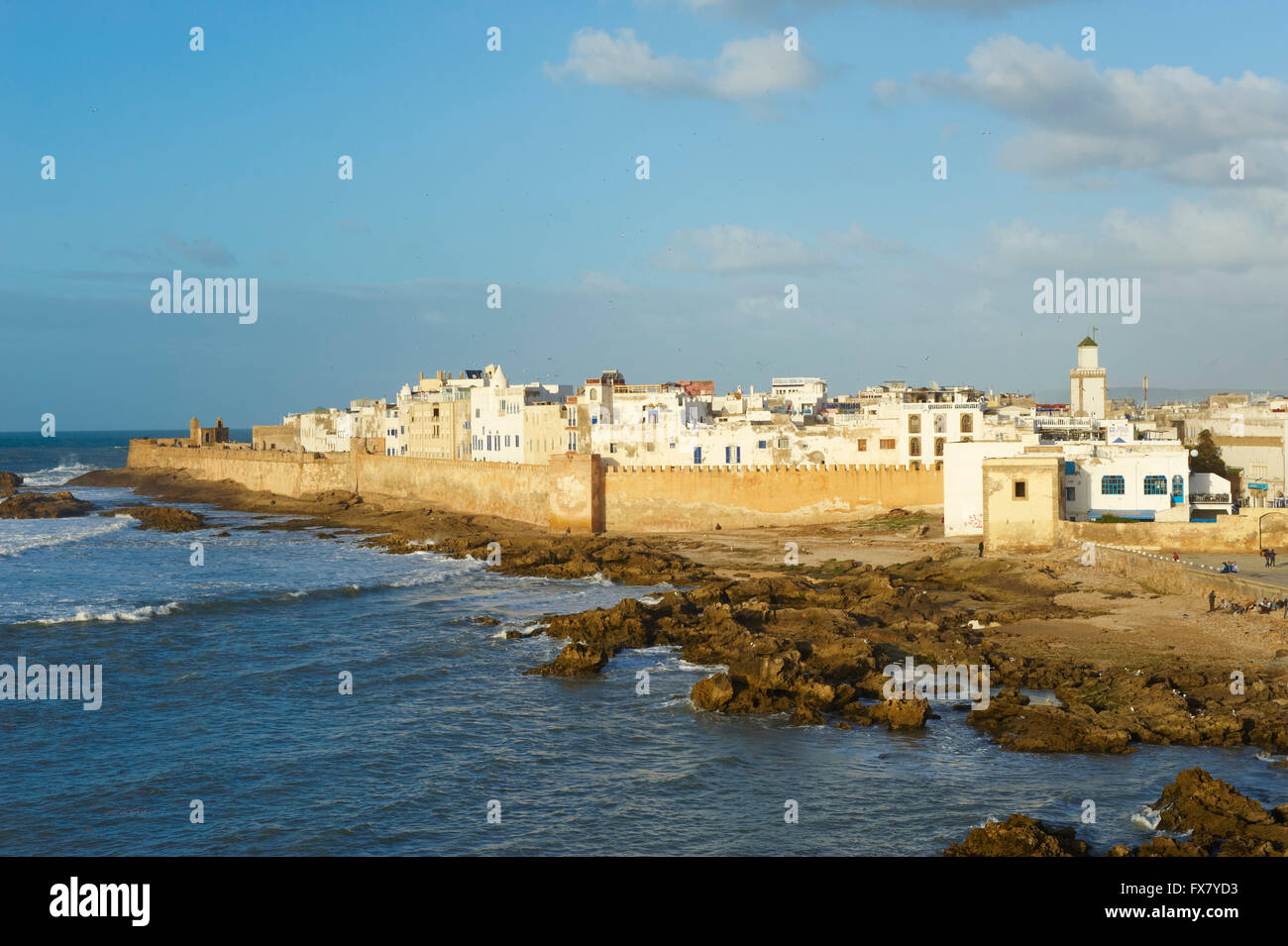 Le Maroc, Medina, Essaouira, Côte Atlantique Banque D'Images