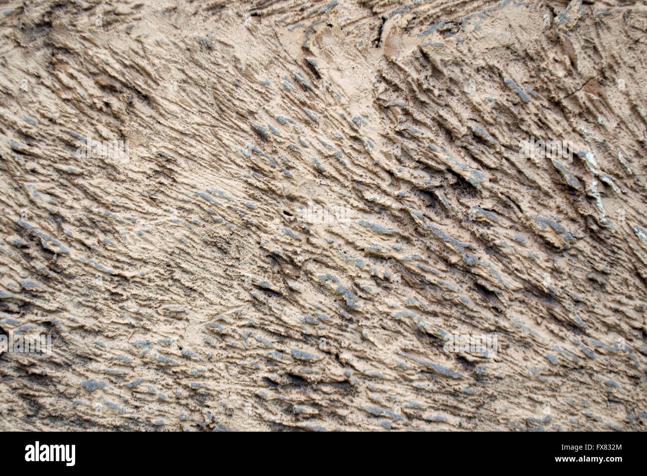 La texture du ciment. Mur de béton peint de l'immeuble Banque D'Images