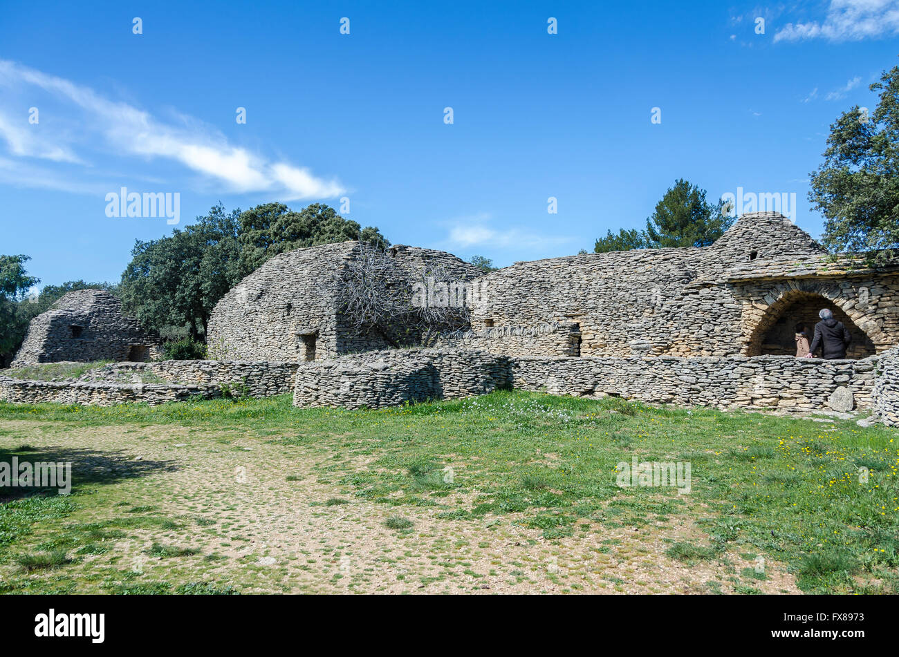 LE VILLAGE DES BORIES, GORDES, VAUCLUSE 84 FRANCE Banque D'Images