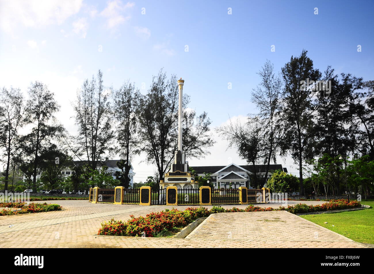 Le monument de l'Université Syiah Kuala Banque D'Images
