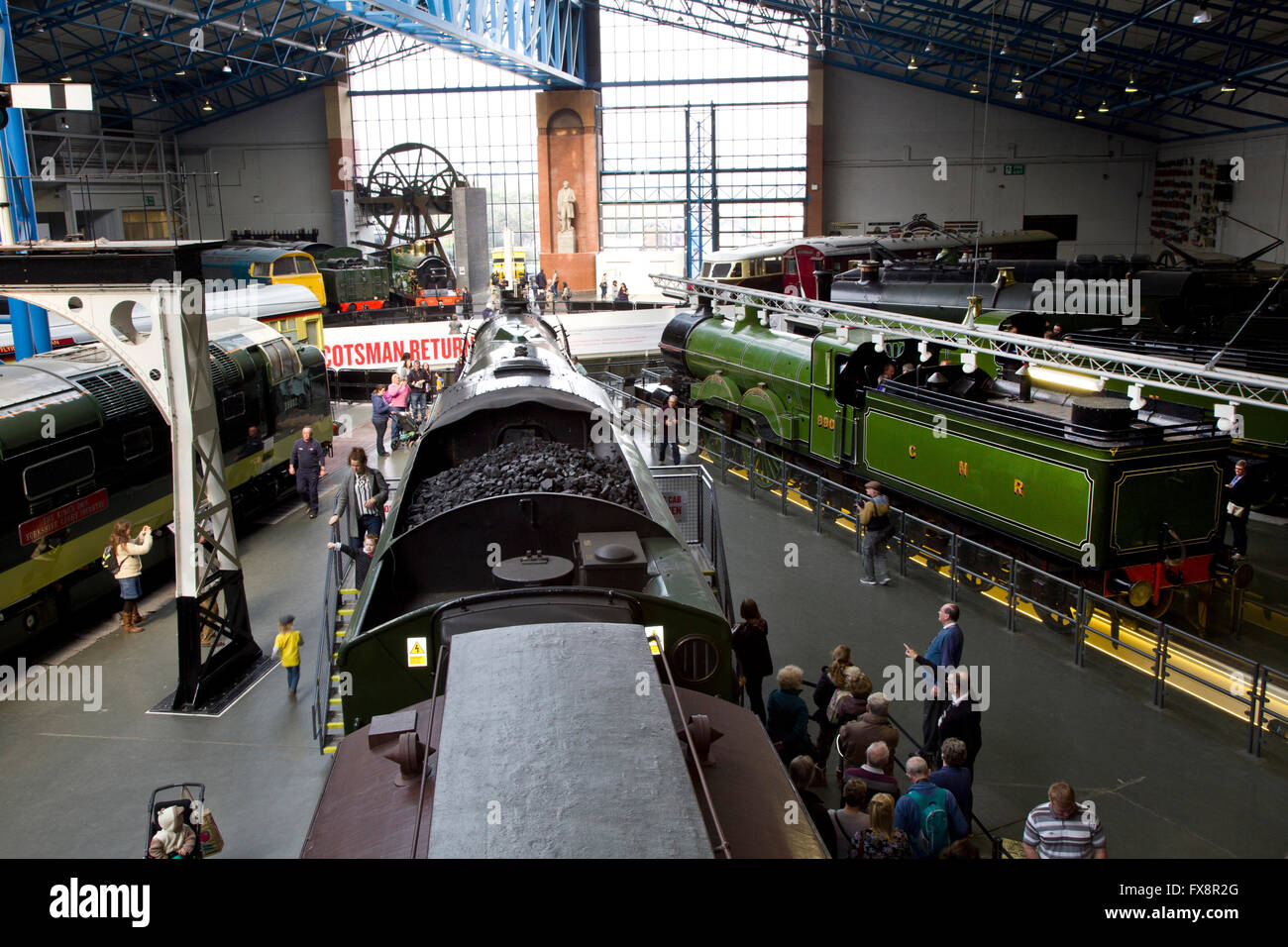 The Flying Scotsman au National Railway Museum, York, Yorkshire Nth Banque D'Images