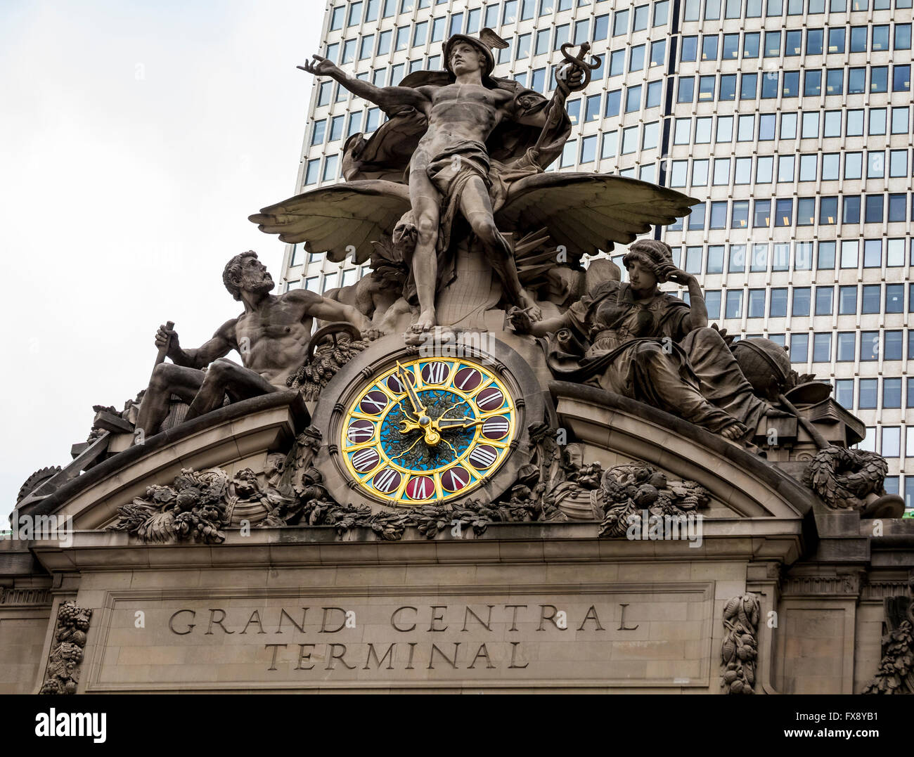 Grand Central Terminal de New York City, USA. Banque D'Images