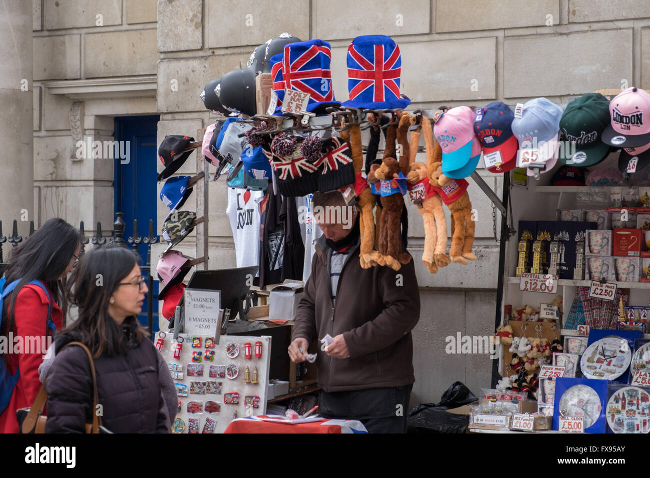 L'attirail touristique, Londres, UK Banque D'Images