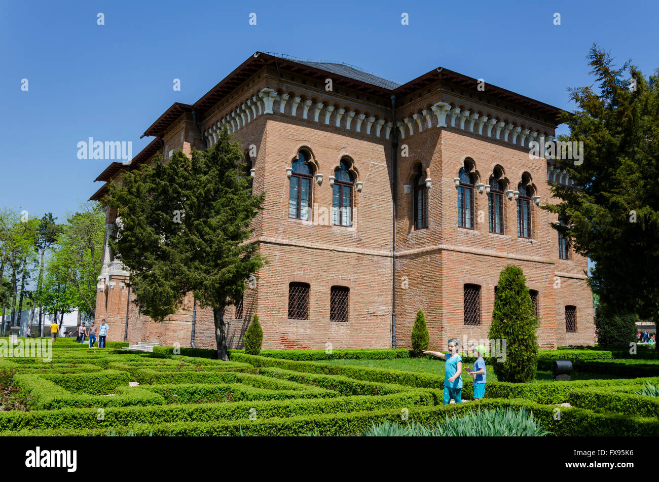 Le palais de Mogosoaia Banque D'Images