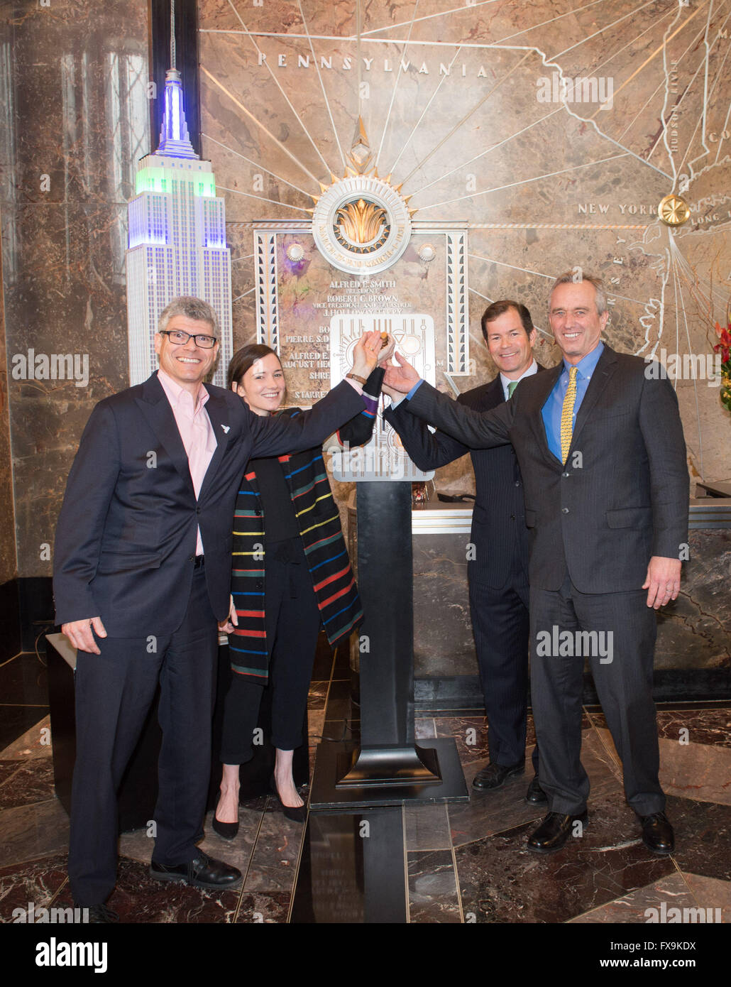 Robert kennedy jr and kathleen alexandra kennedy Banque de