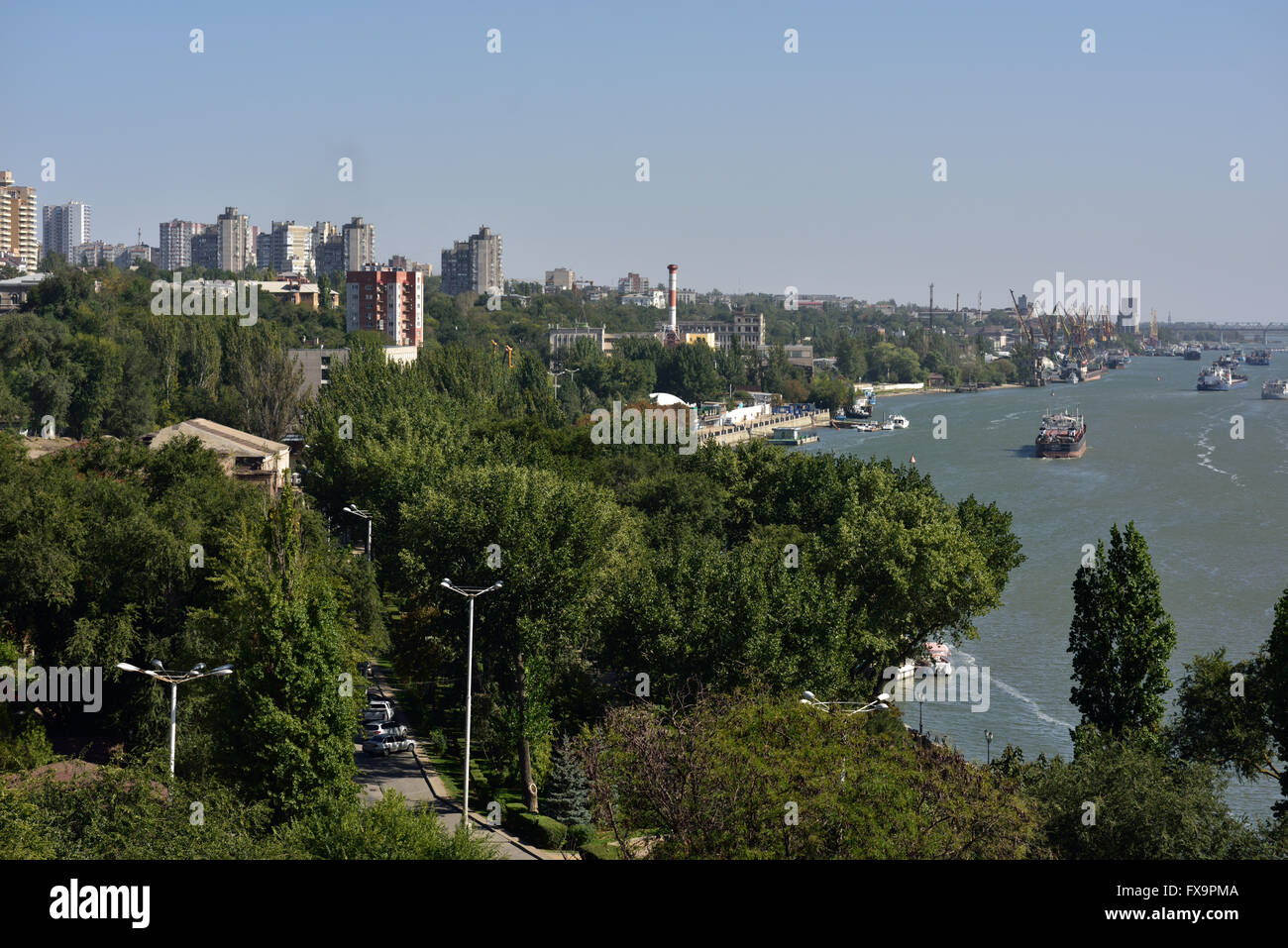 Rues de la région de Rostov-sur-Don, Russie Banque D'Images