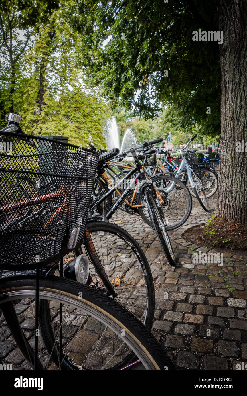 Location parking dans parc Spikersuppa Banque D'Images