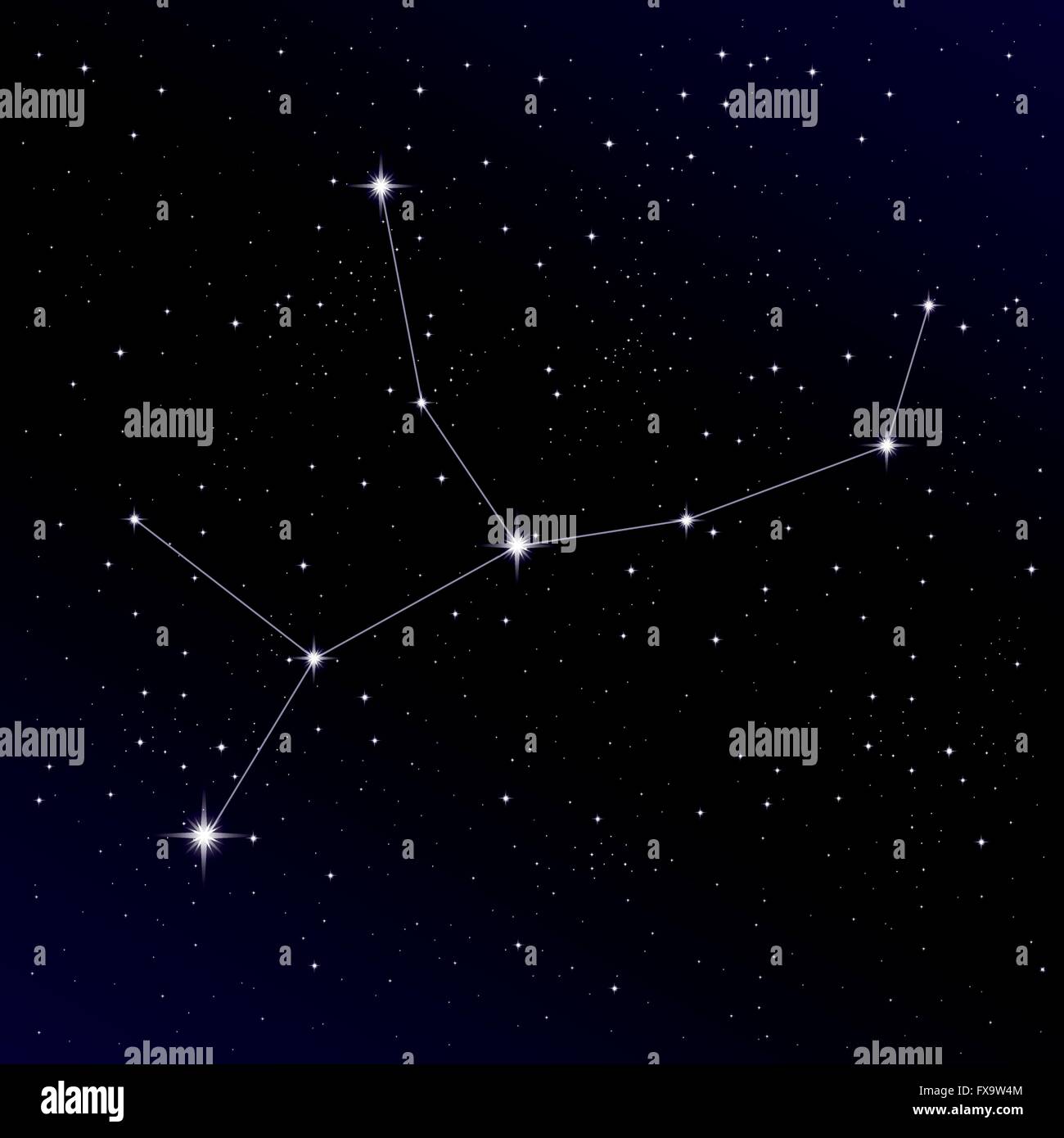 Constellation De La Vierge Image Vectorielle Stock Alamy