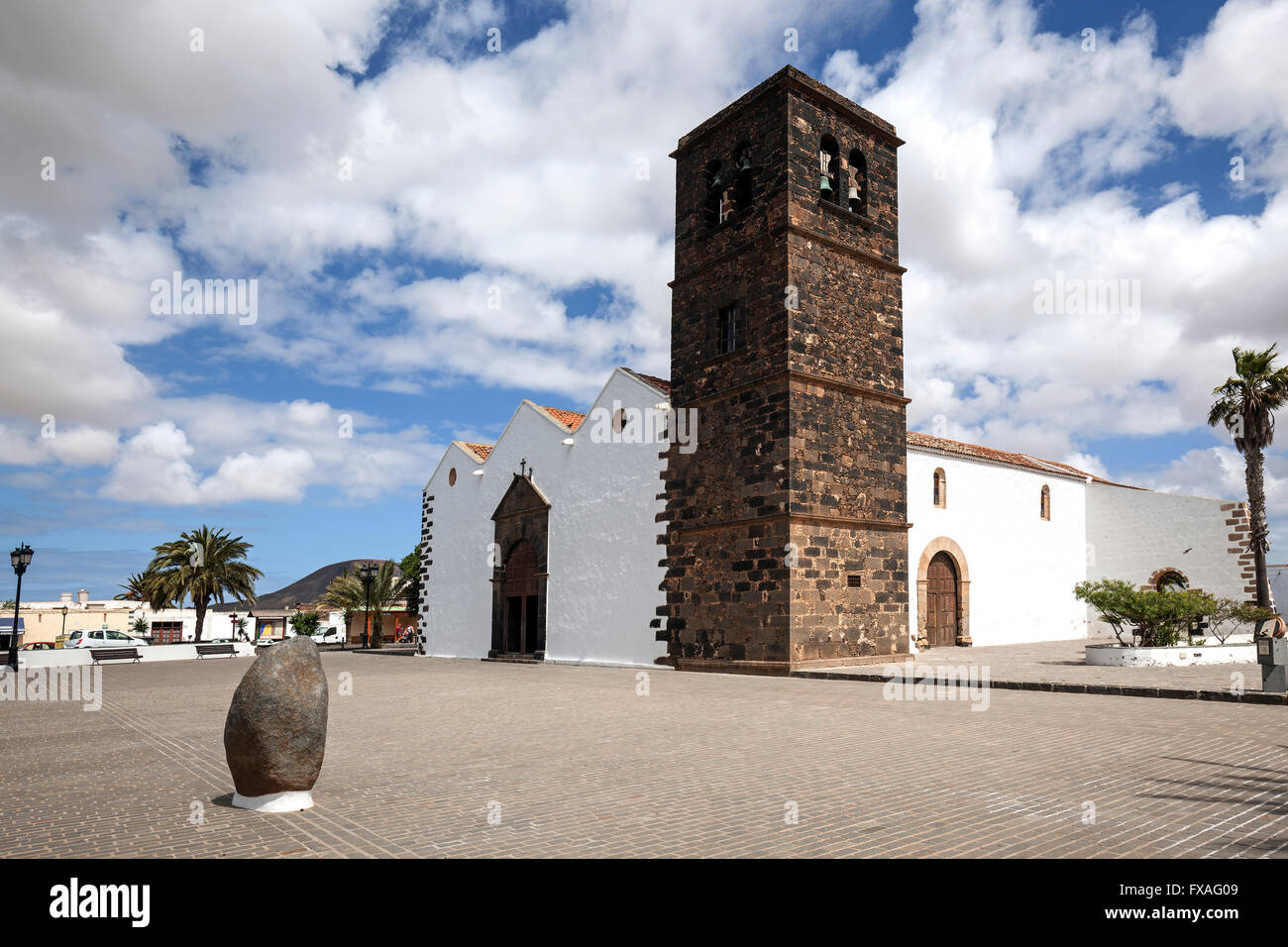 Iglesia de Nuestra Señora de la Candelaria, La Oliva, Fuerteventura, Îles Canaries, Espagne Banque D'Images
