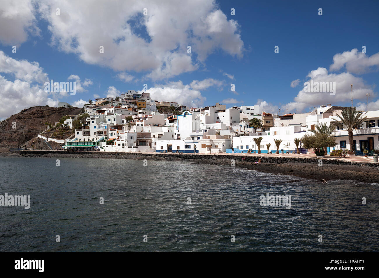 Village de pêcheurs de Las Playitas, Fuerteventura, Îles Canaries, Espagne Banque D'Images