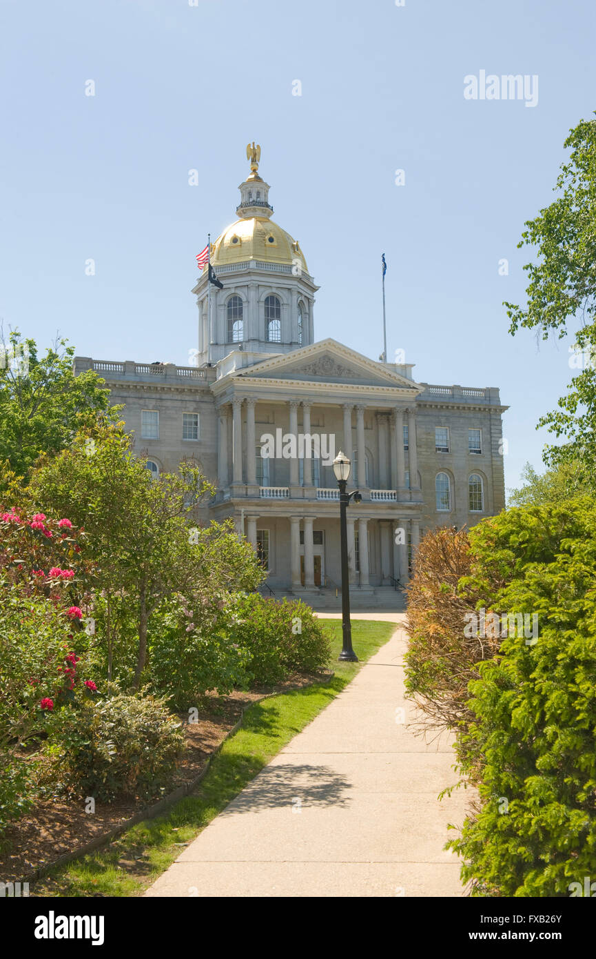 Le New Hampshire State House à Concord Banque D'Images