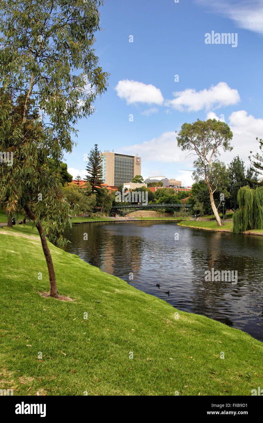 Rivière Torrens à Adelaide, Australie du Sud, Australie. Banque D'Images