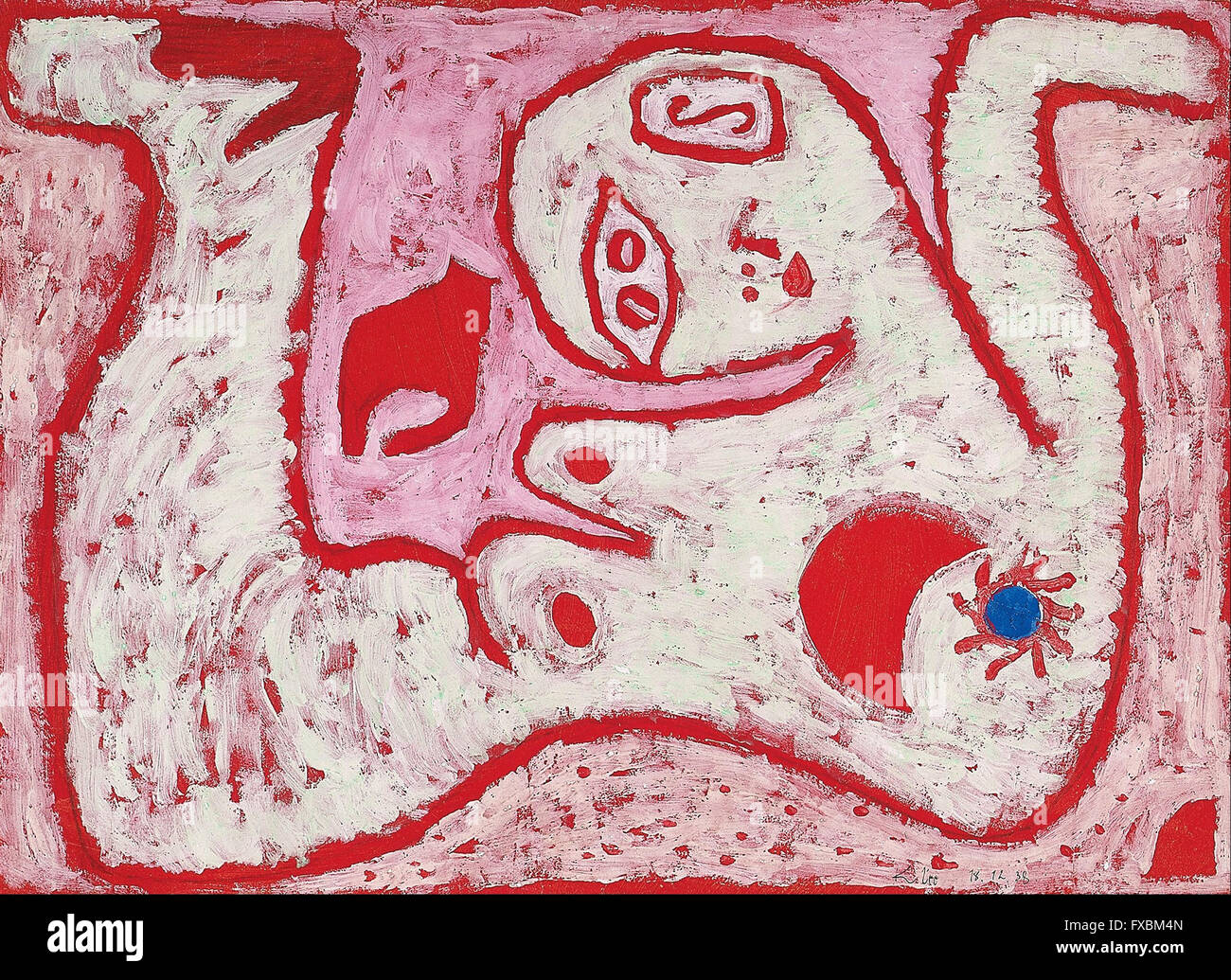 Paul Klee - une femme pour dieux Banque D'Images