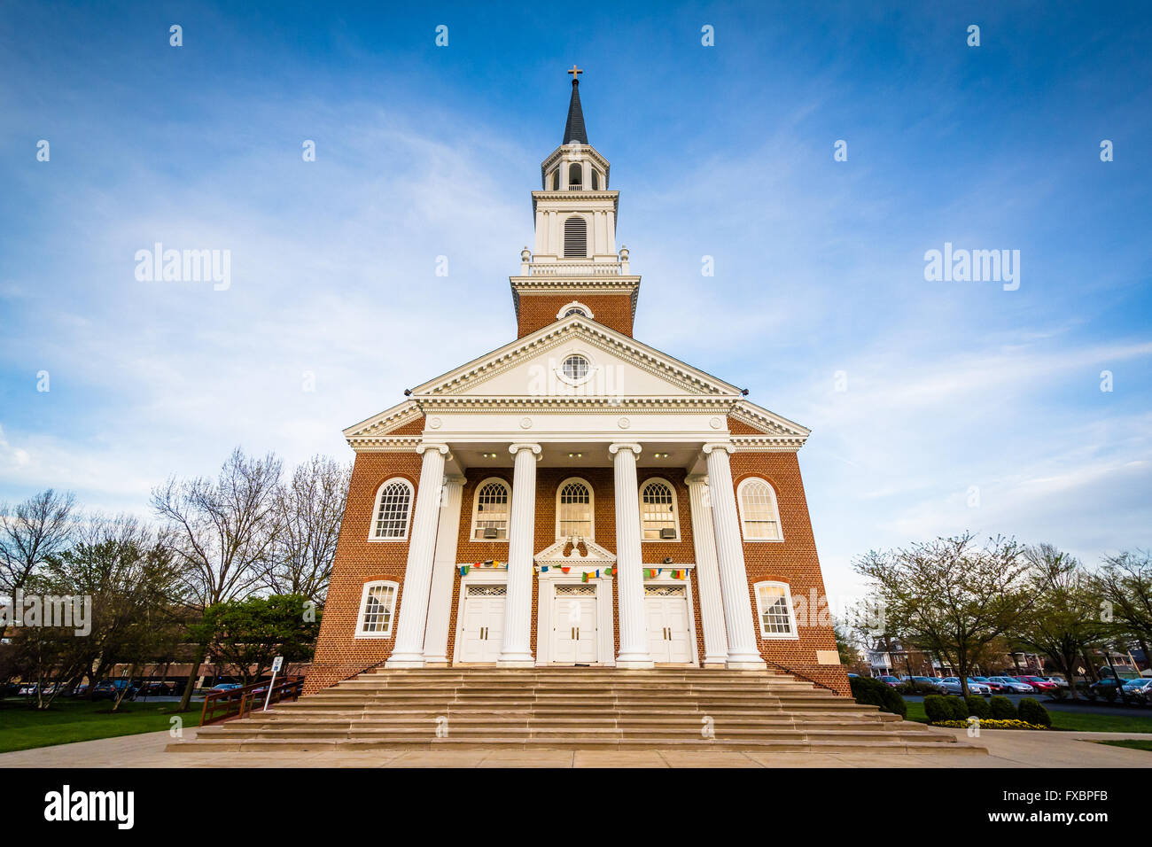 L'Coffman Chapelle de Hood College, à Frederick, Maryland. Banque D'Images