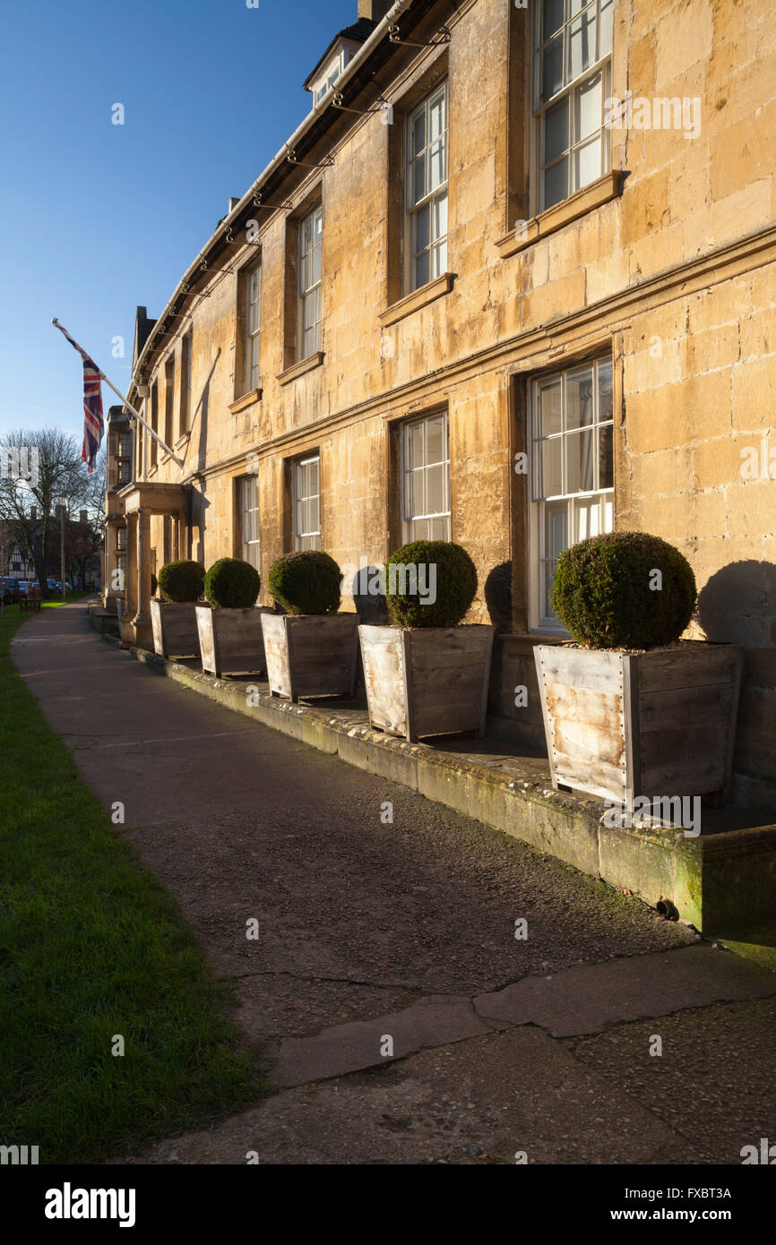 Seymour House est une maison de ville du 18ème siècle et est maintenant un luxe B&B dans la rue principale de Chipping Campden, Arles, France Banque D'Images