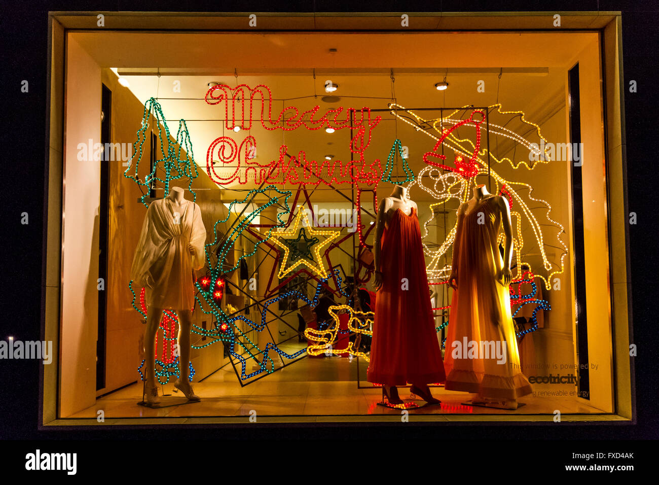 Afficher la fenêtre de Stella McCartney à Noël Bruton 30 St . Londres Banque D'Images