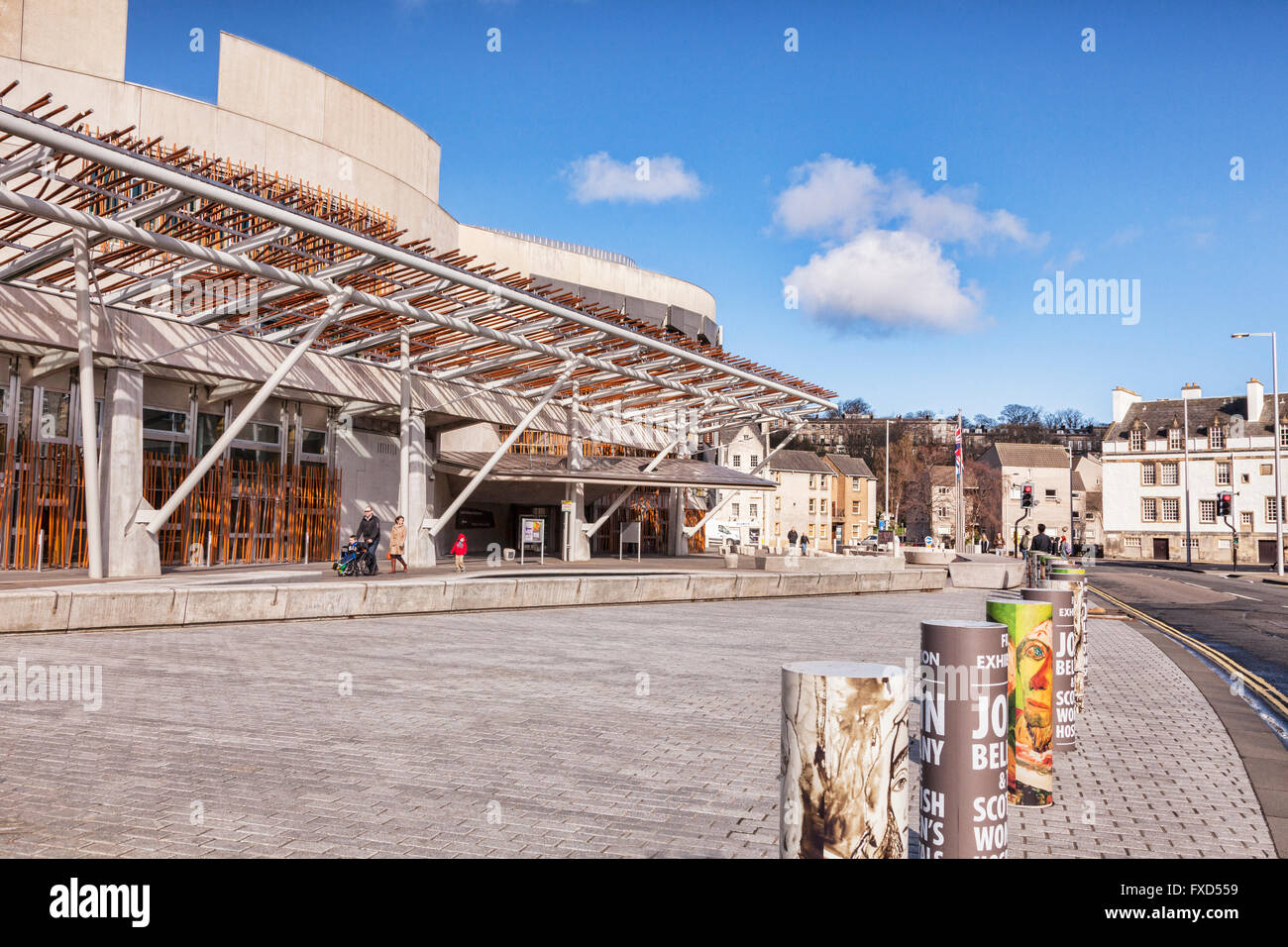 Le Parlement écossais, Holyrood House, Édimbourg, Écosse, Royaume-Uni Banque D'Images