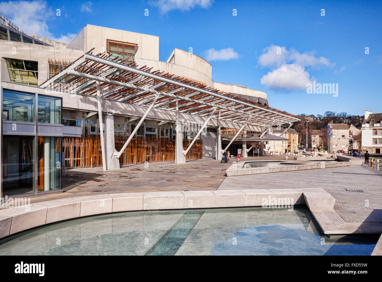 Le Parlement écossais, Holyrood House, Édimbourg, Écosse, Royaume-Uni Banque D'Images