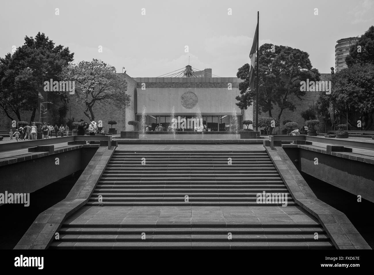 Museo Nacional de Antropología e Historia , Ciudad de México Banque D'Images