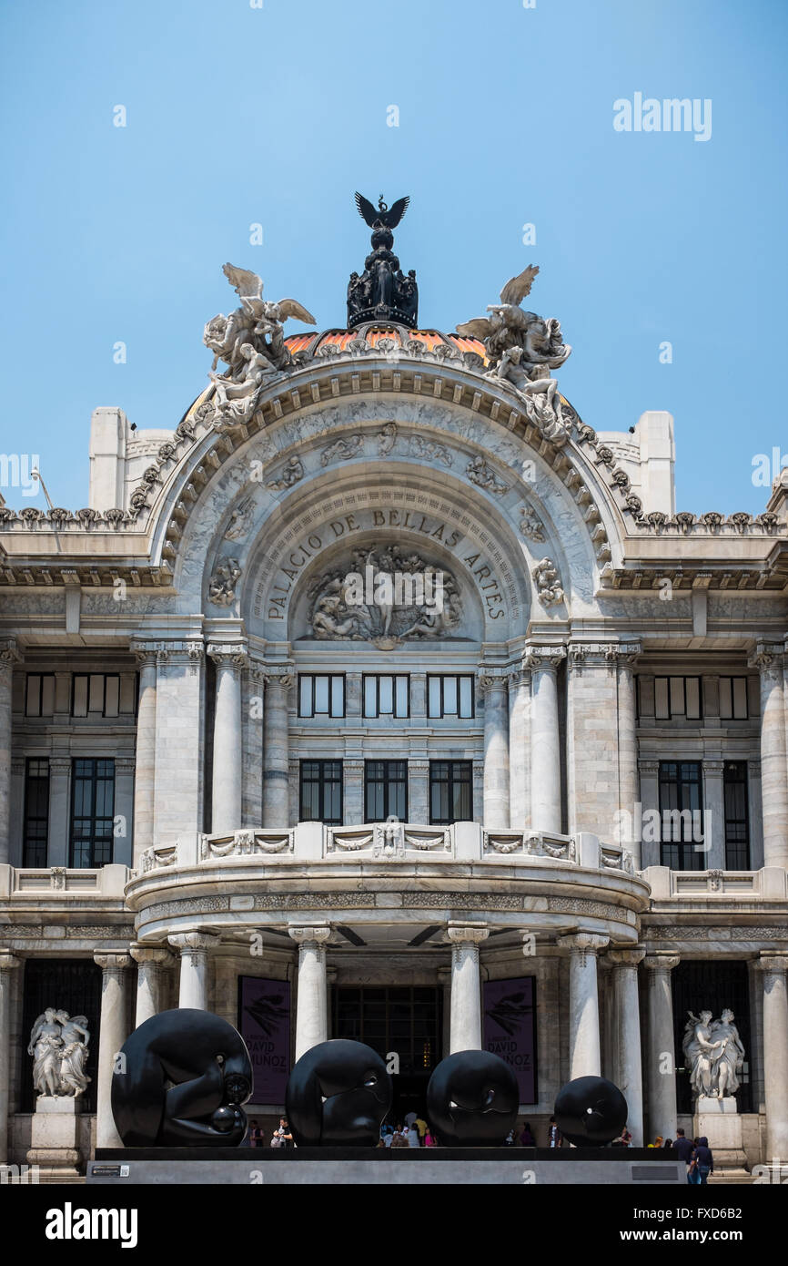 Palacio de Bellas Artes Ciudad de Mexico Banque D'Images