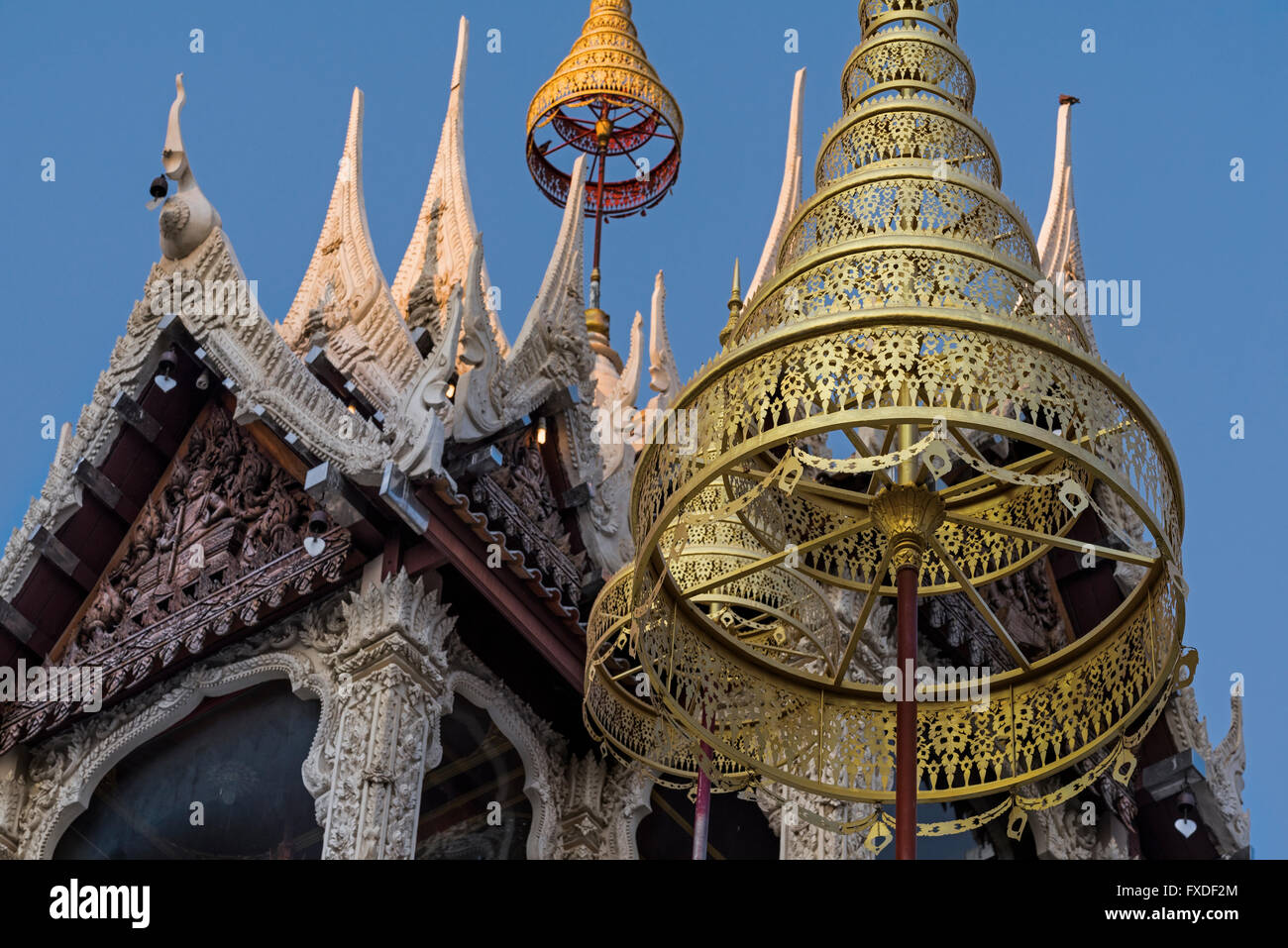 Wat Khoi Thaïlande Phetchaburi Banque D'Images