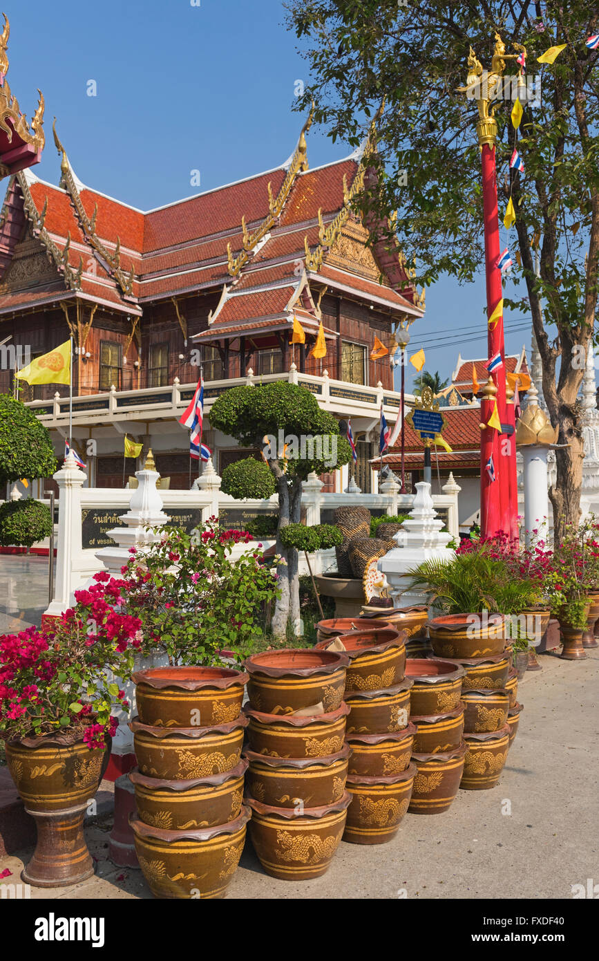Wat Kongkaram Thaïlande Phetchaburi Banque D'Images