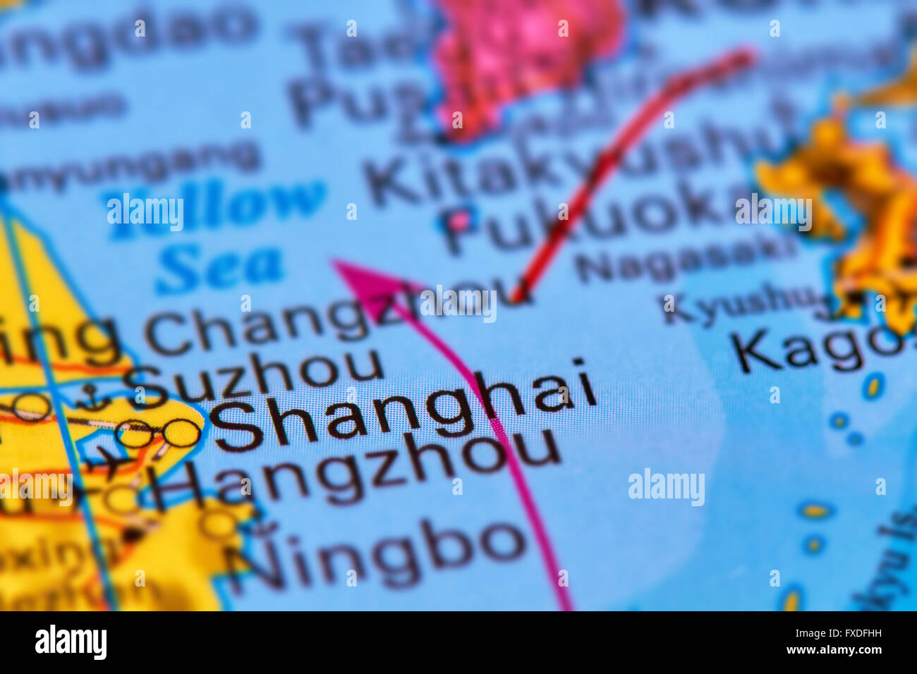 Shanghai Ville De Chine Sur La Carte Du Monde Photo Stock Alamy Shanghai Ville De Chine Sur La Carte Du Monde Photo Stock Alamy