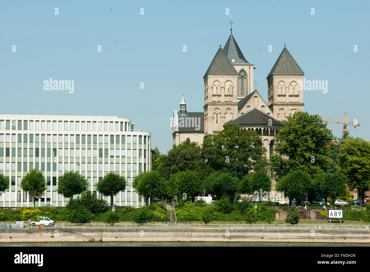 Deutschland, Nordrhein-Westfalen, Köln, Konrad-Adenauer-Ufer 21, et Administratifs Bürogebäude der Krankenversicherung AG, Institut der deutsc Banque D'Images