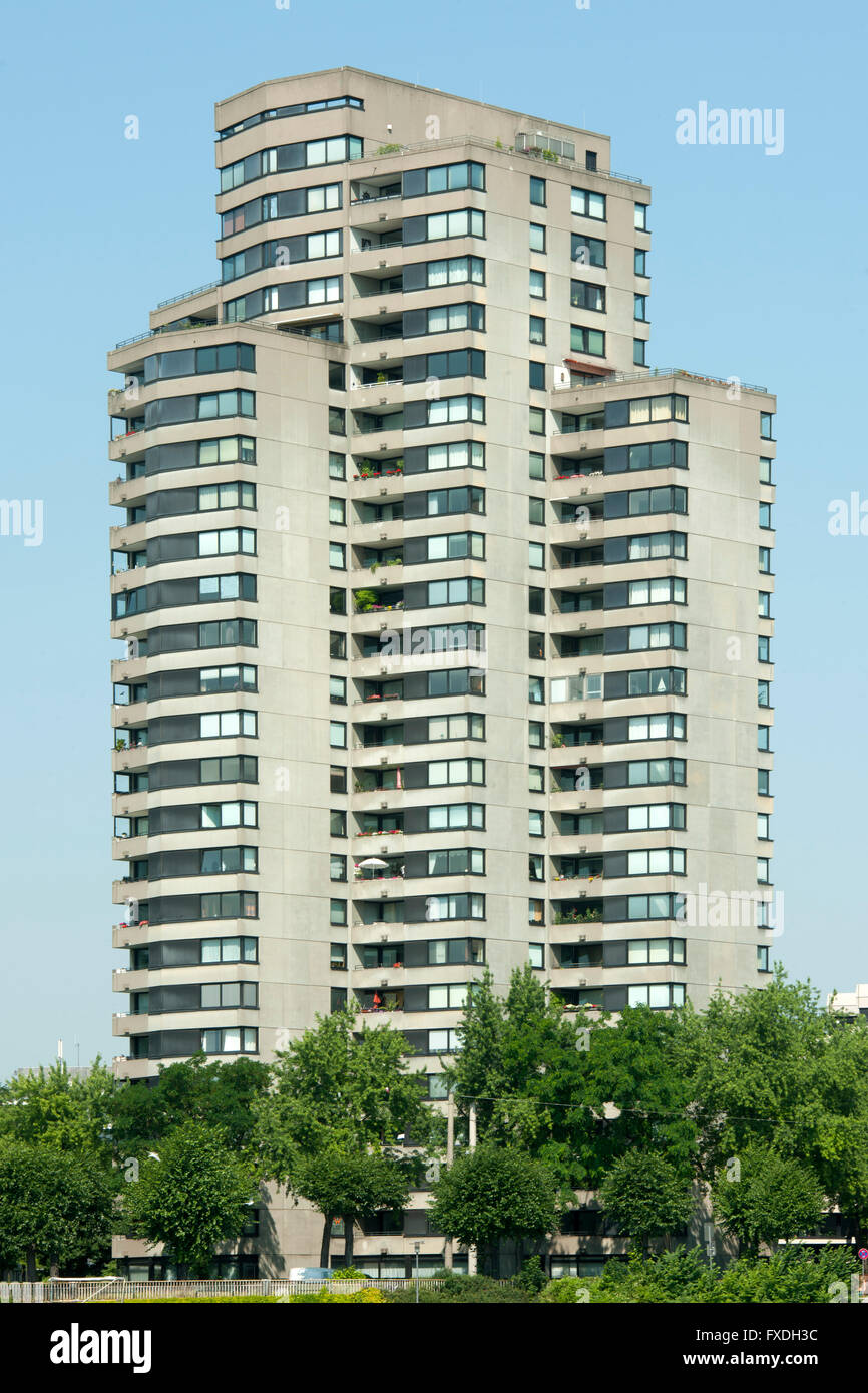 Deutschland, Nordrhein-Westfalen, Köln, Konrad-Adenauer-Ufer, Wohnhaus Konrad-Adenauer-Ufer 76 Banque D'Images