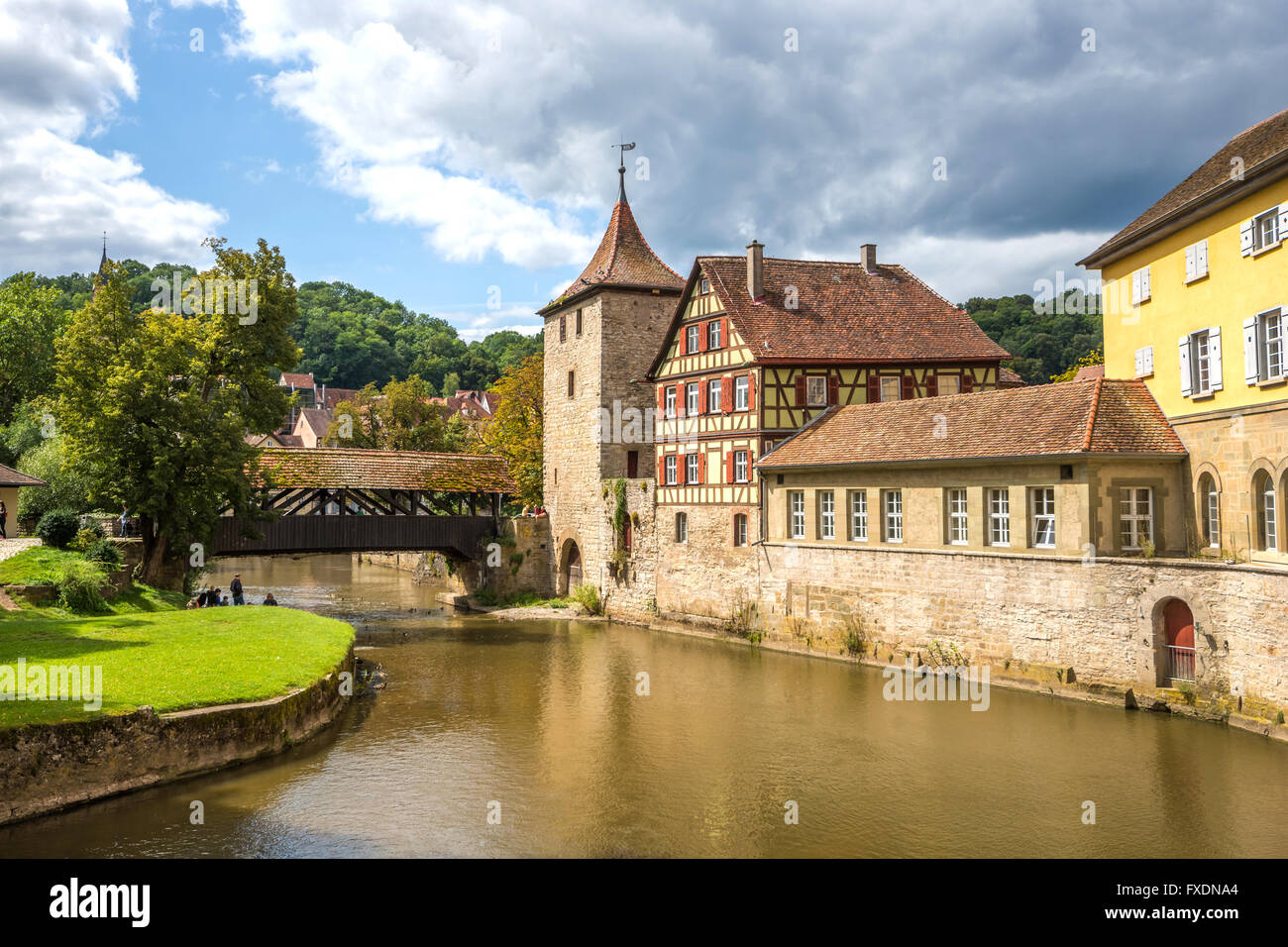 Schwaebisch hall, Bade-Wurtemberg, Allemagne Banque D'Images