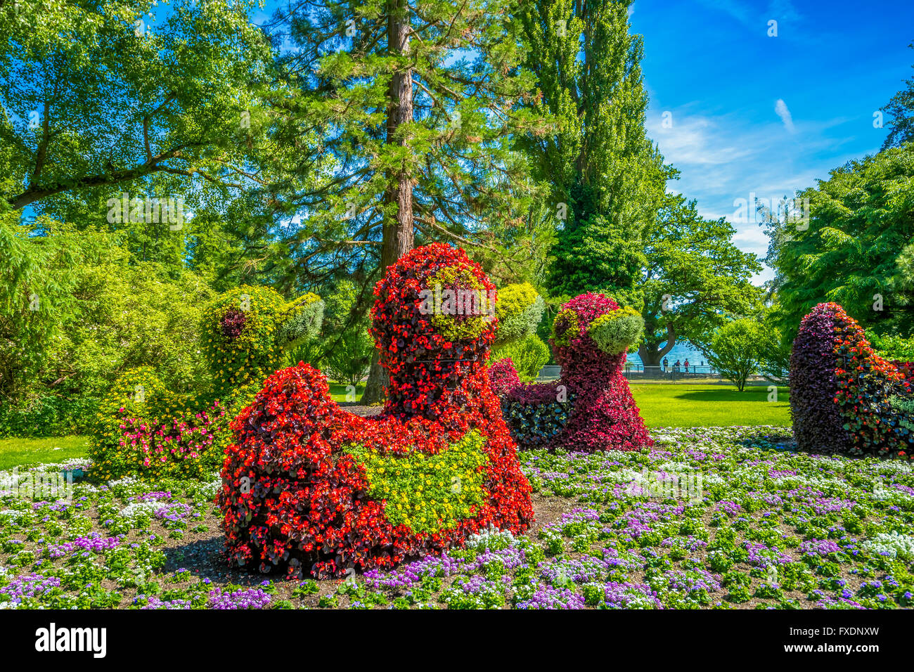 Île Mainau Banque D'Images Île Mainau Banque D'Images