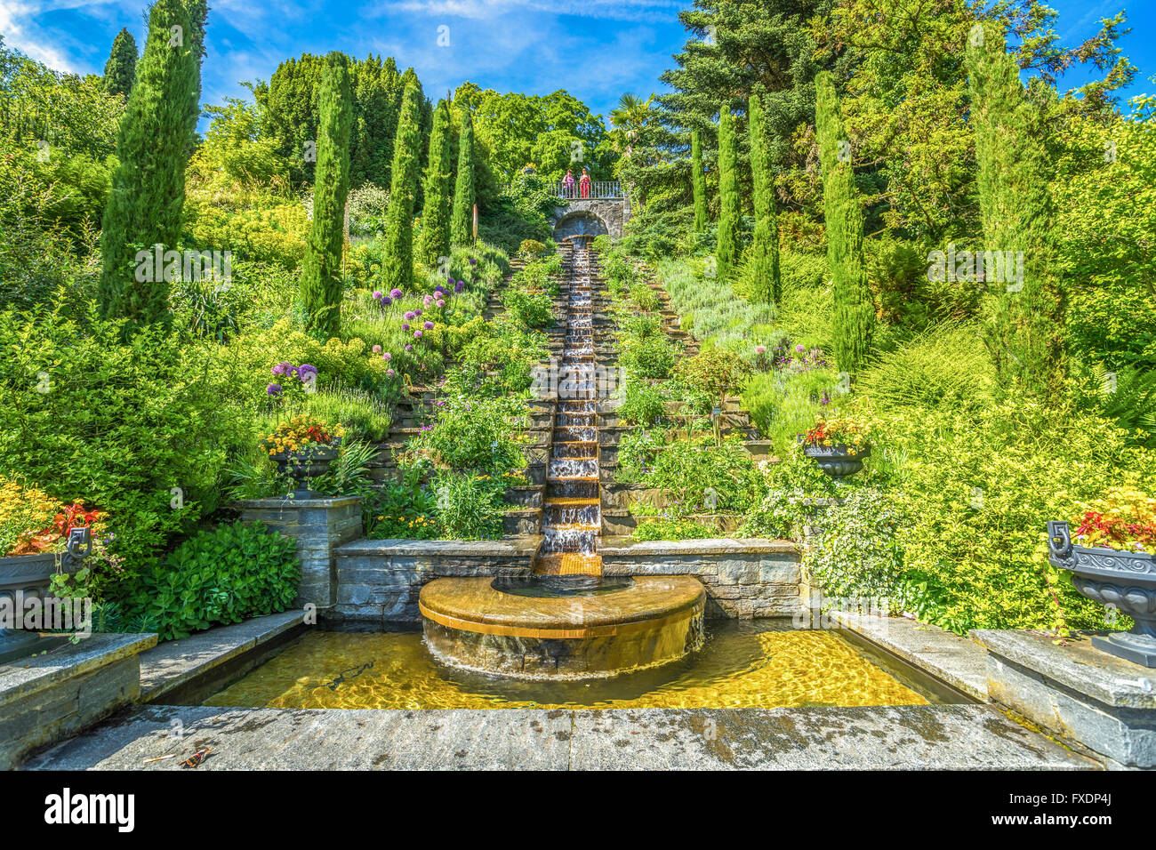 La société Wassertreppe, île de Mainau Banque D'Images La société Wassertreppe, île de Mainau Banque D'Images
