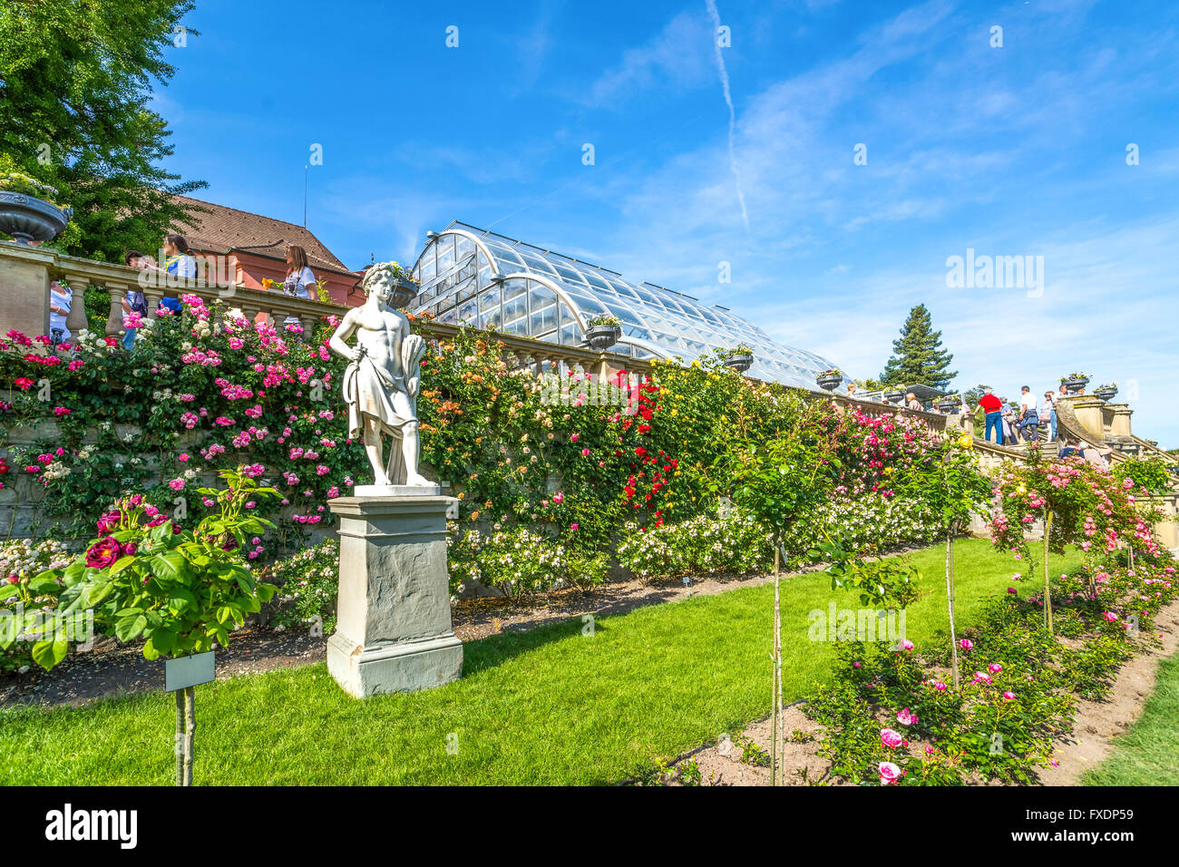 Palais de l'île de Mainau,, Banque D'Images Palais de l'île de Mainau,, Banque D'Images