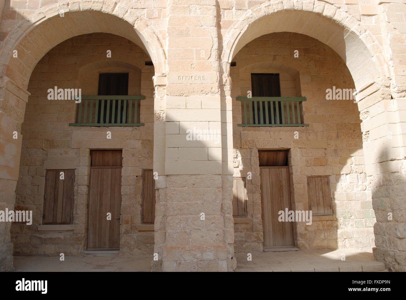 Une photo de l'intérieur du fort sur l'île Manoel, Malte, qui a coûté 30 millions d'euros pour restaurer, mais reste fermé au public. Banque D'Images