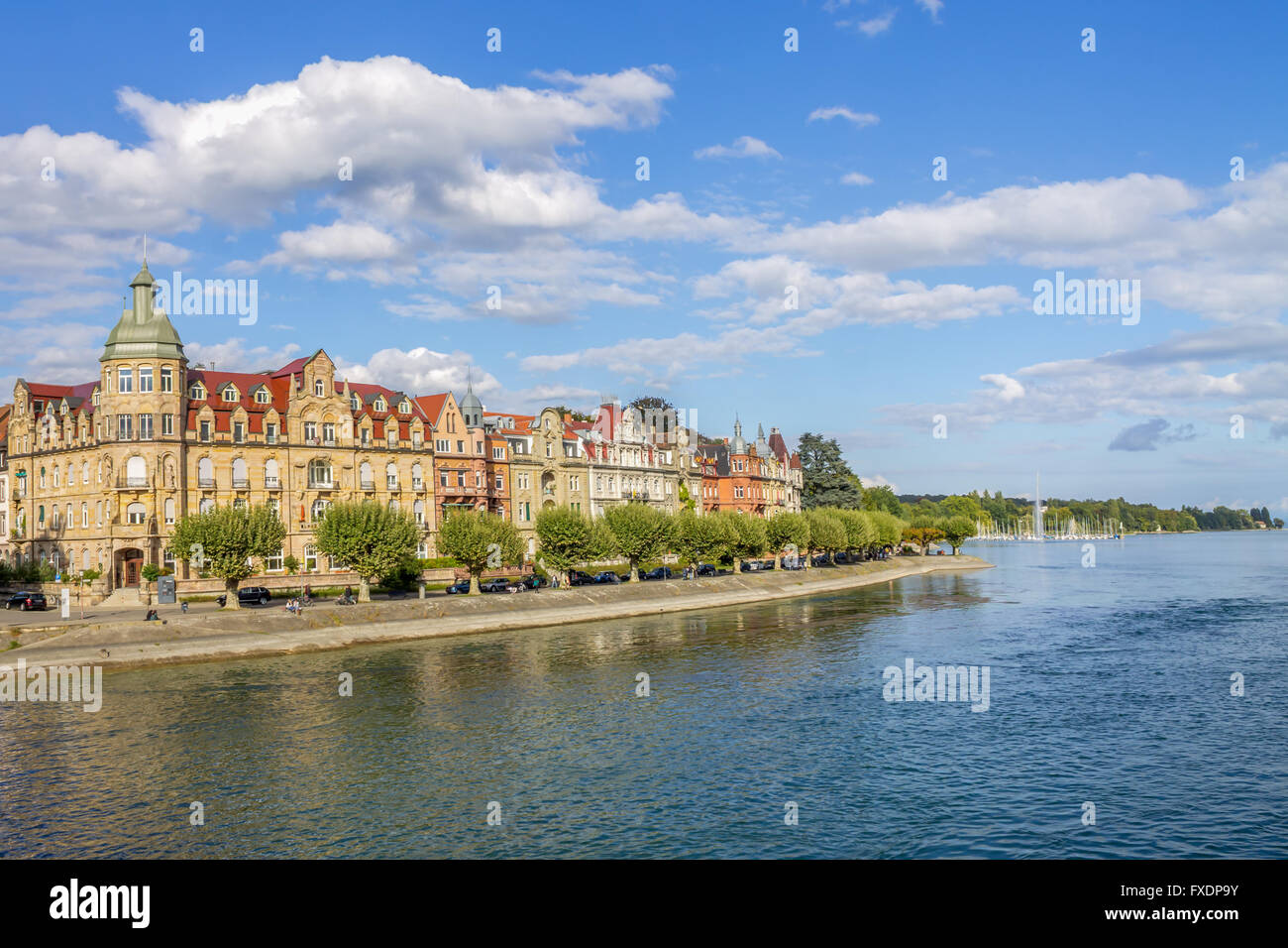 Le Lac de Constance, Constance, Bade-Wurtemberg, Allemagne Banque D'Images